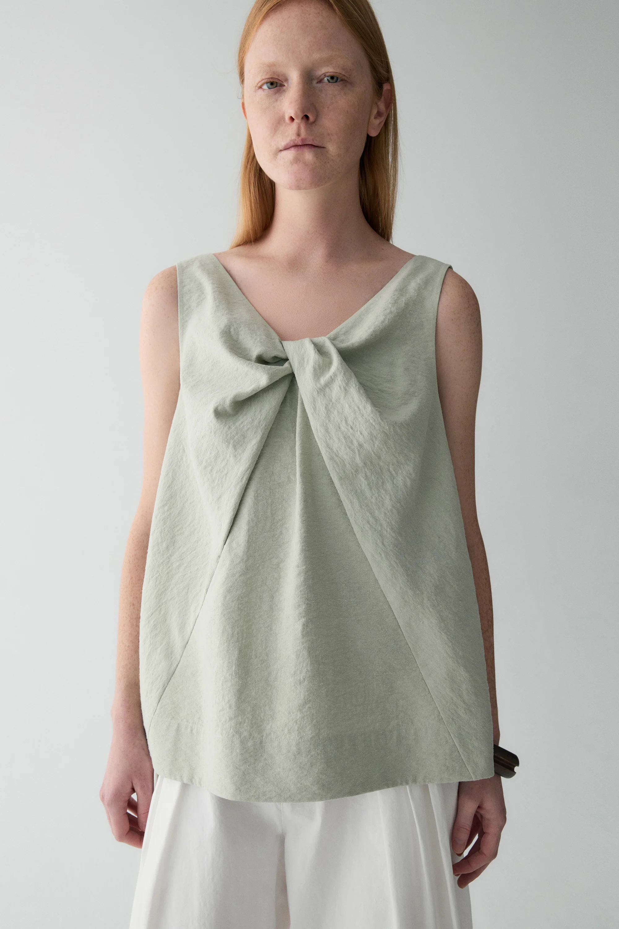 Bow Knot Silk Top - Image 7