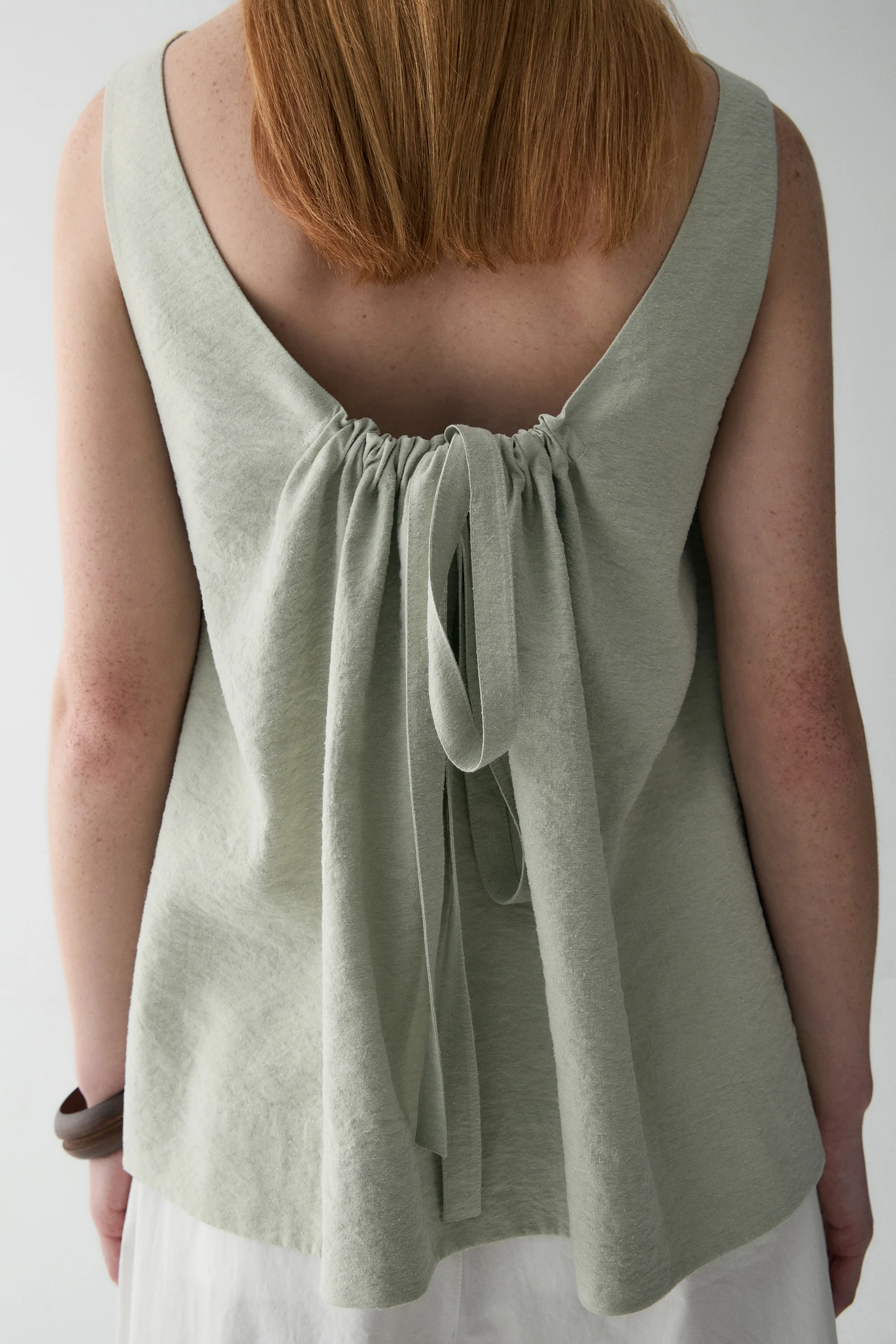 Bow Knot Silk Top - Image 8