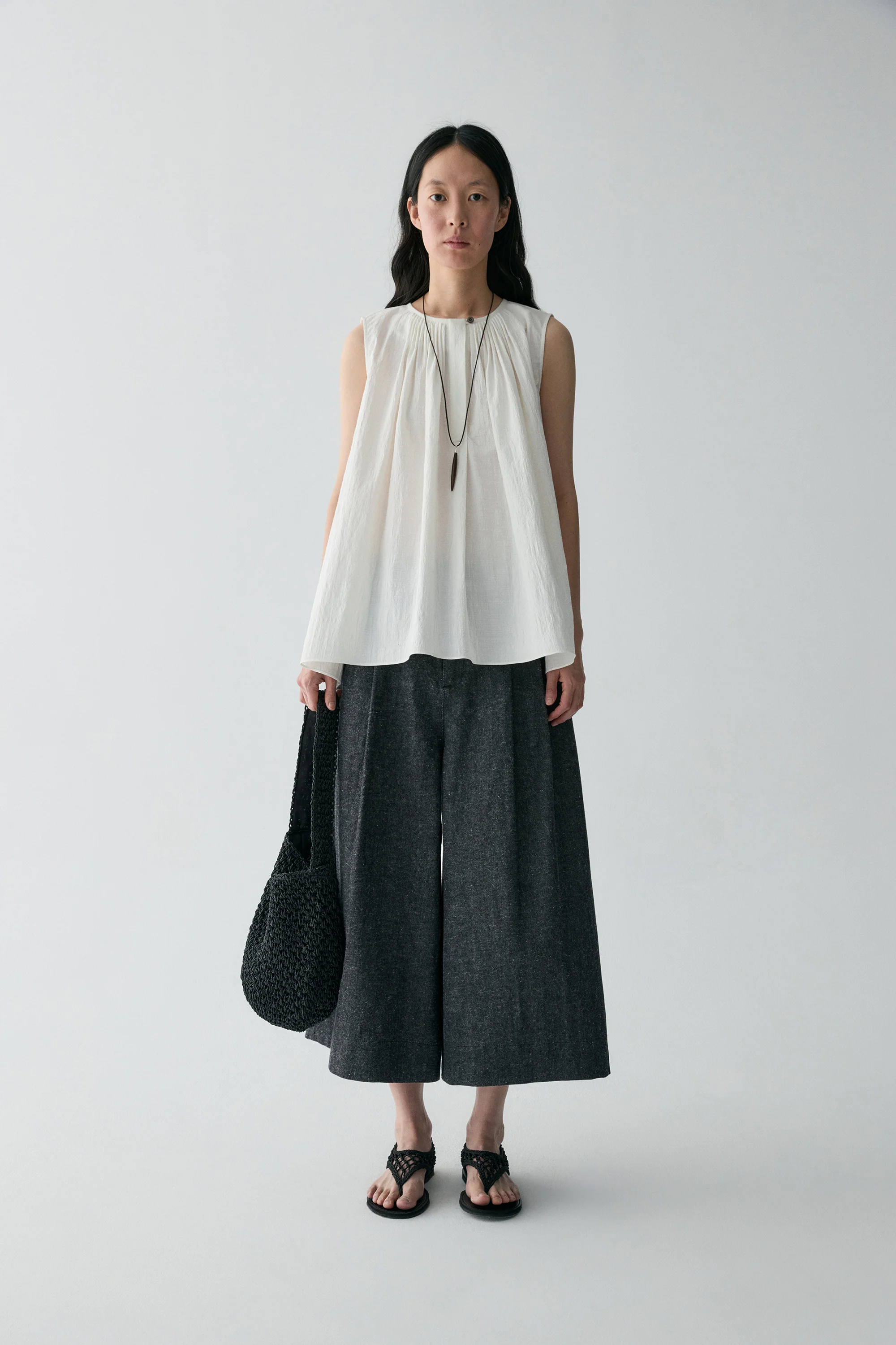 Pleated Cotton Top - Image 20