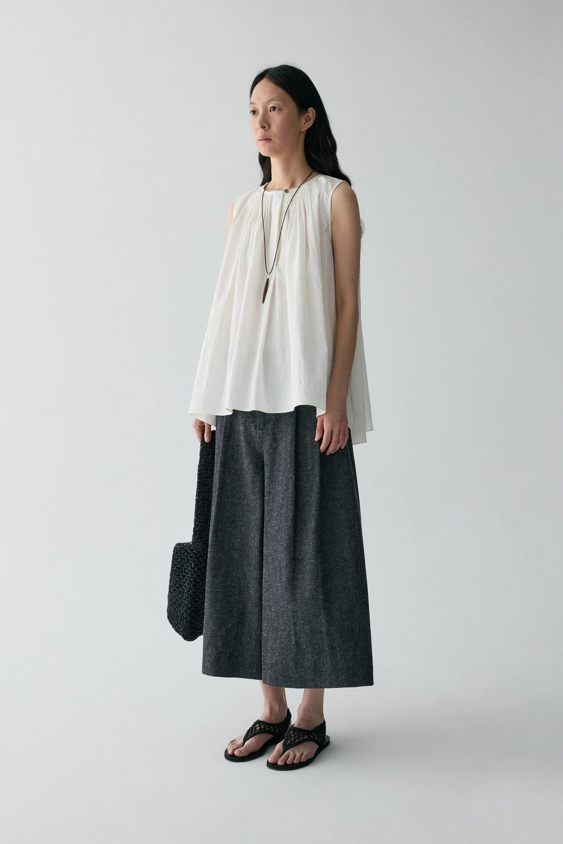Pleated Cotton Top - Image 21