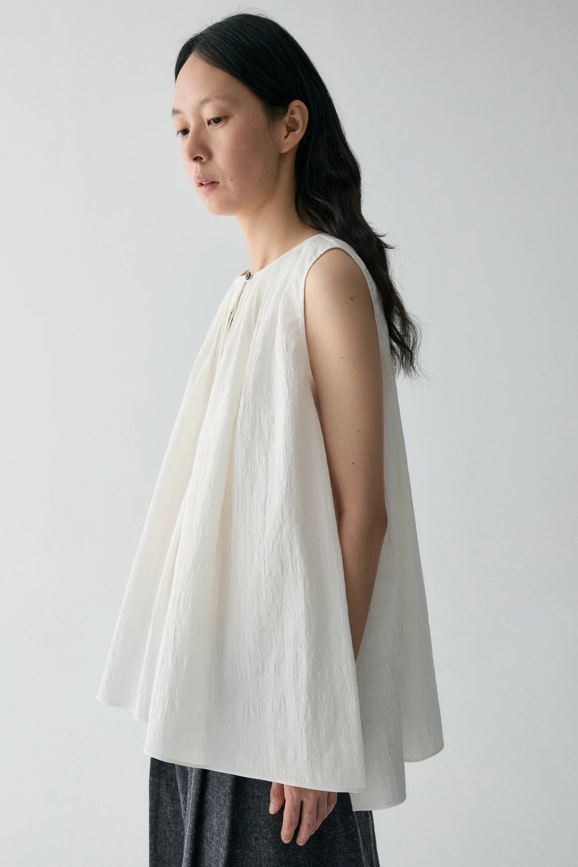 Pleated Cotton Top - Image 23