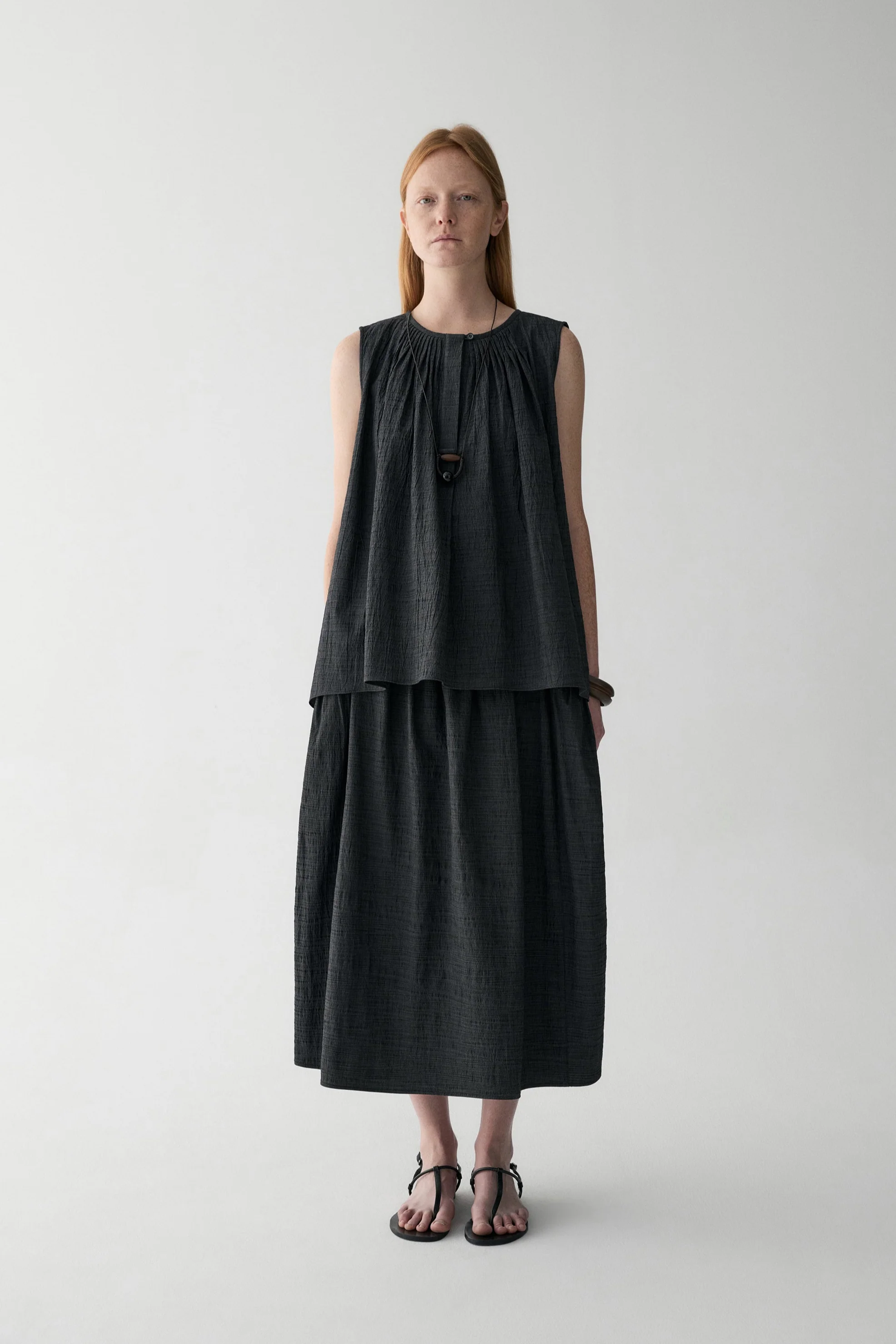 Pleated Cotton Top - Image 5