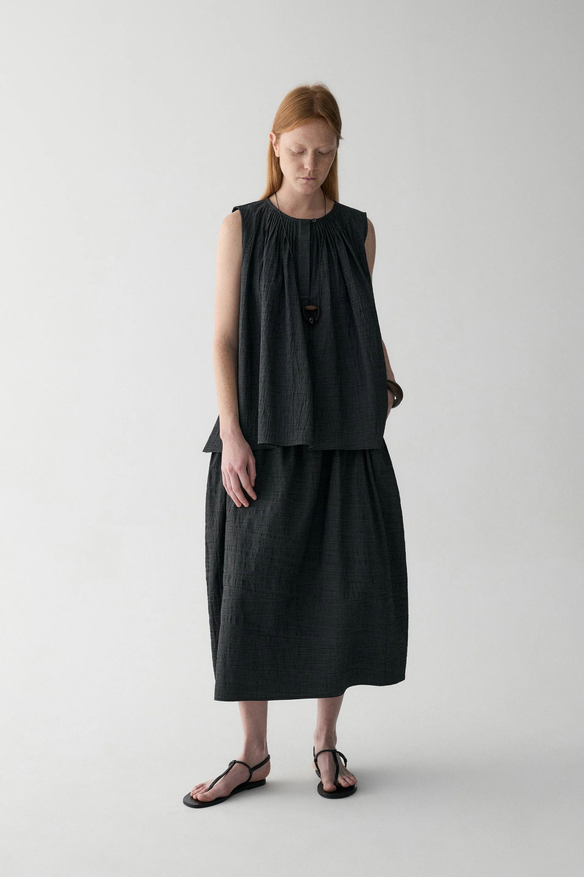 Pleated Cotton Top - Image 6