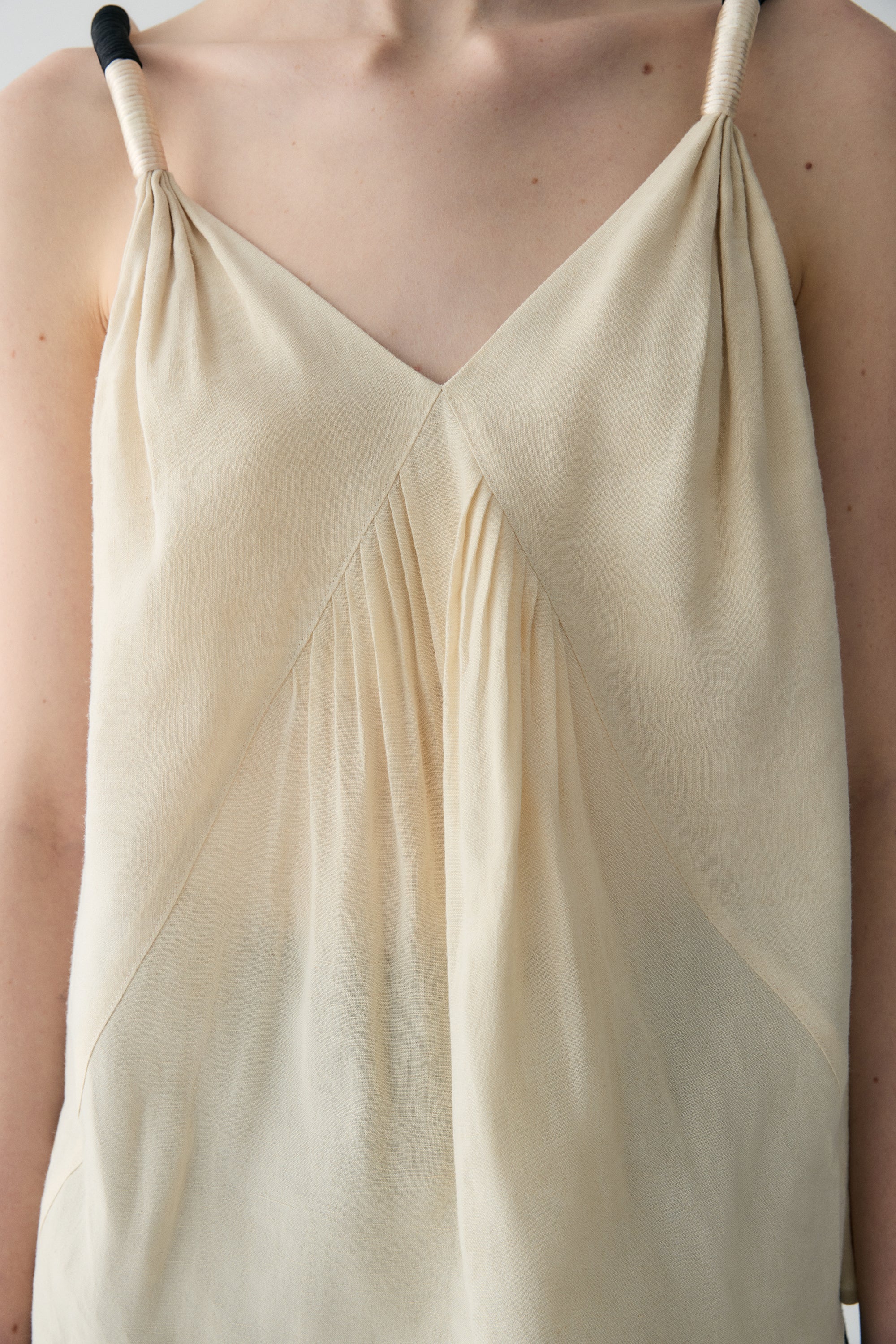 Linen V-neck Top - Image 11