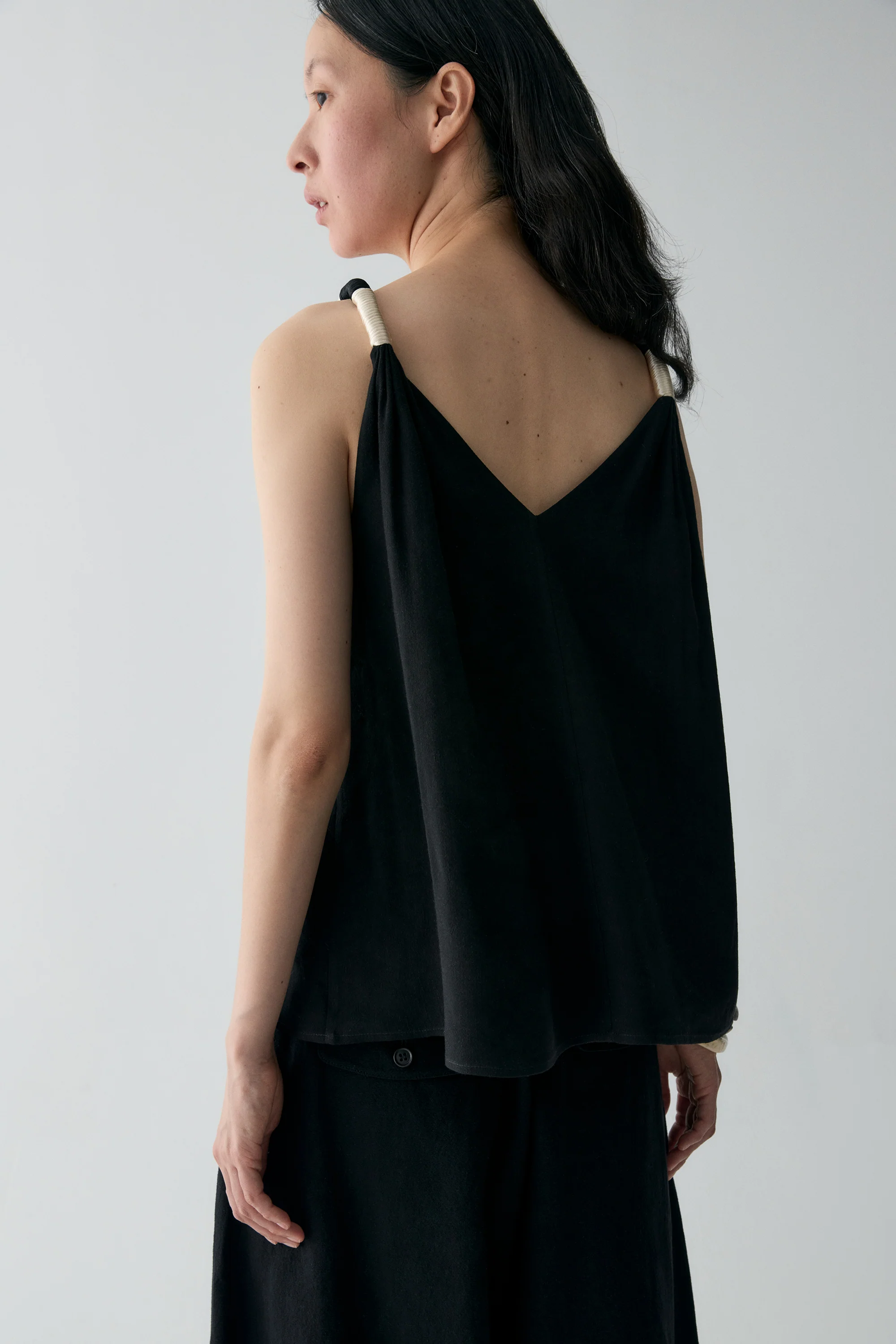 Linen V-neck Top - Image 20