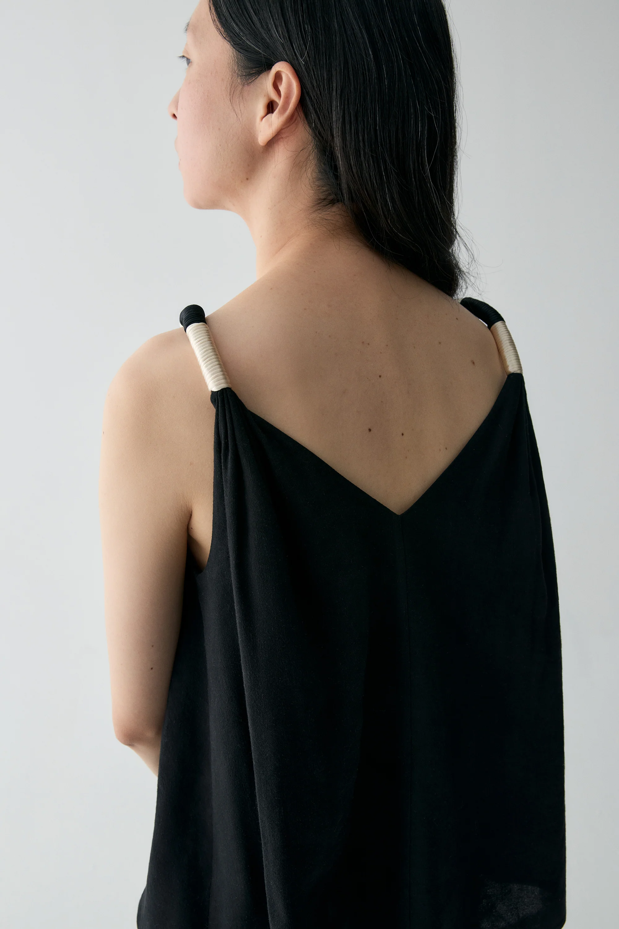 Linen V-neck Top - Image 21