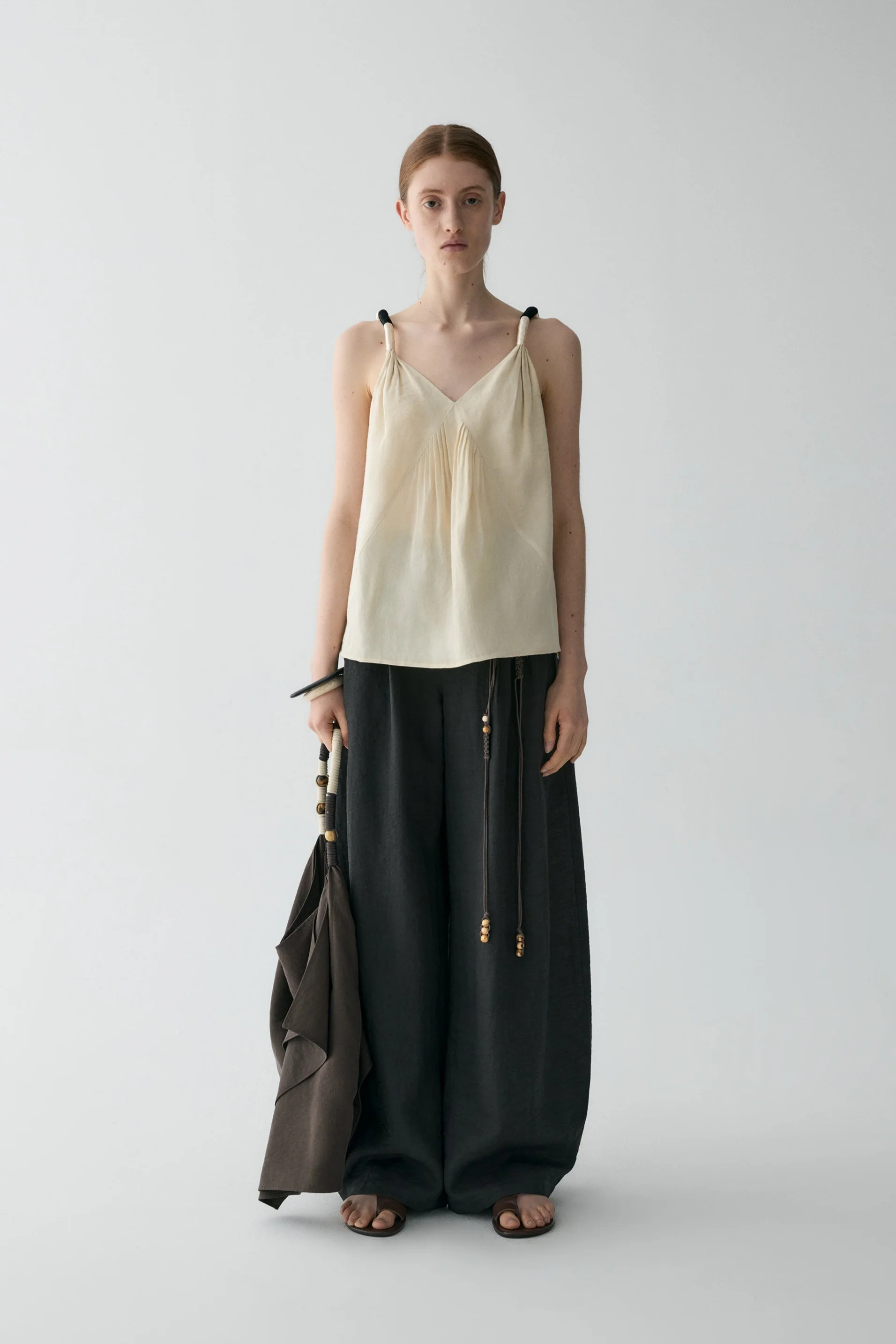 Linen V-neck Top - Image 4