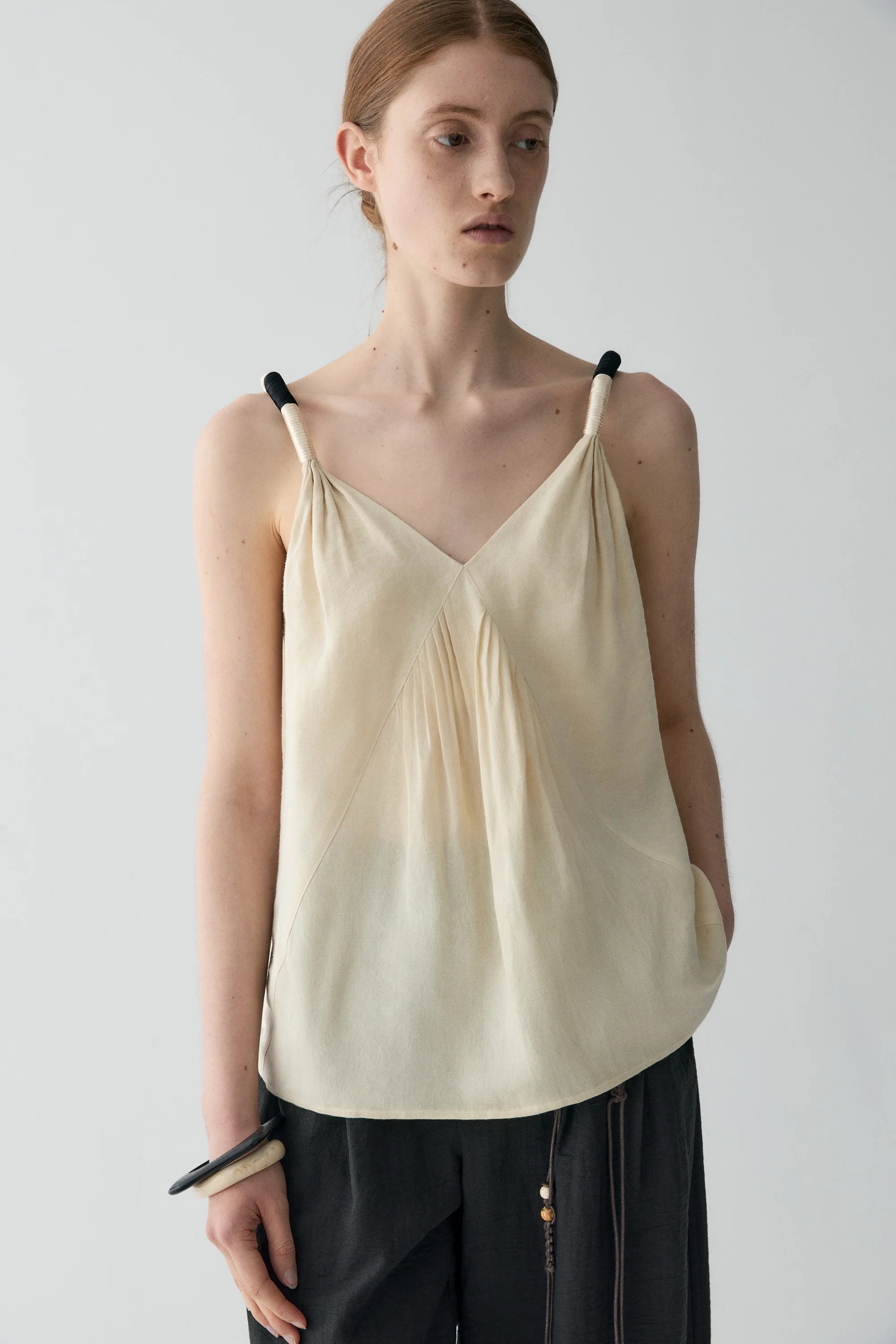 Linen V-neck Top - Image 6