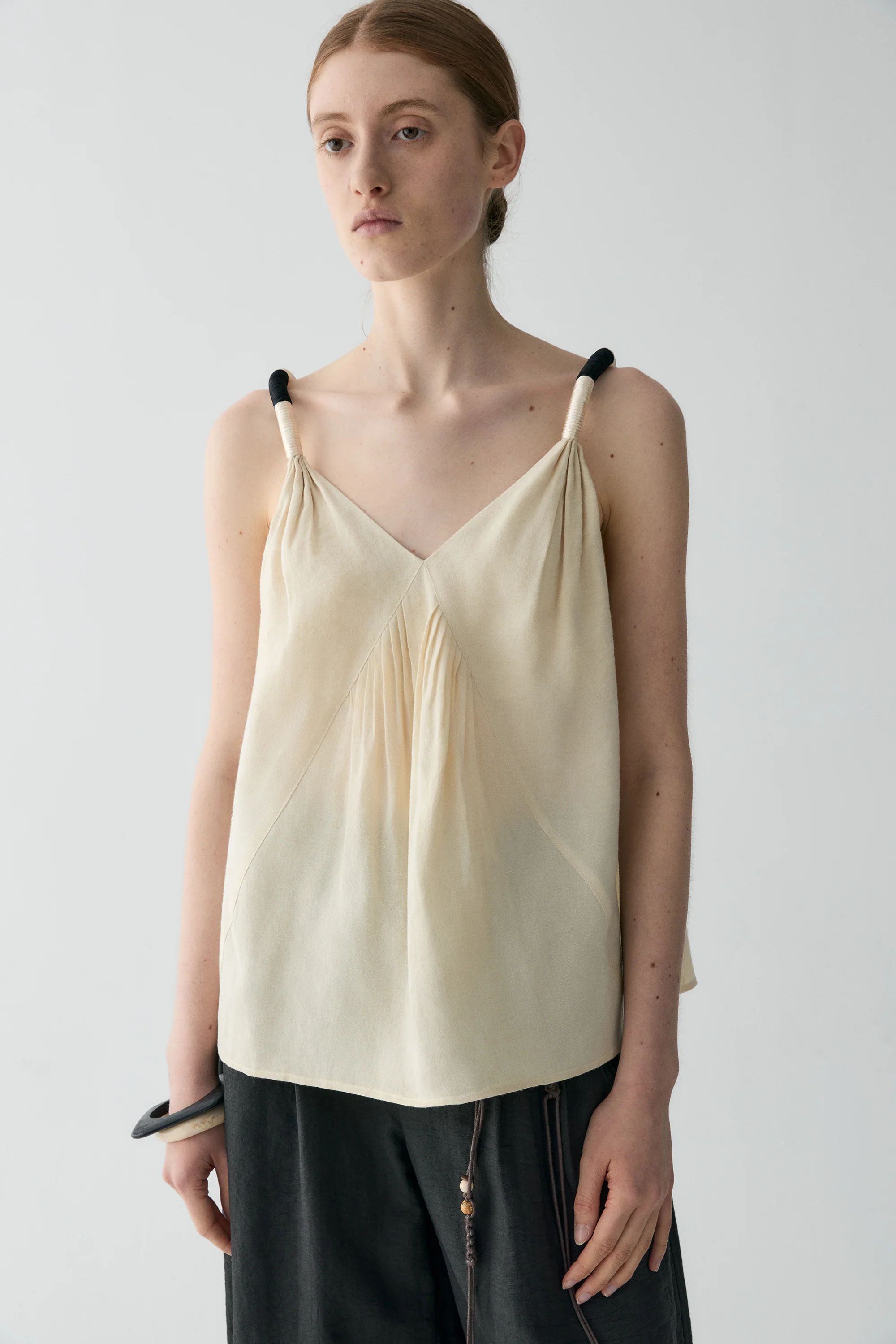 Linen V-neck Top - Image 7
