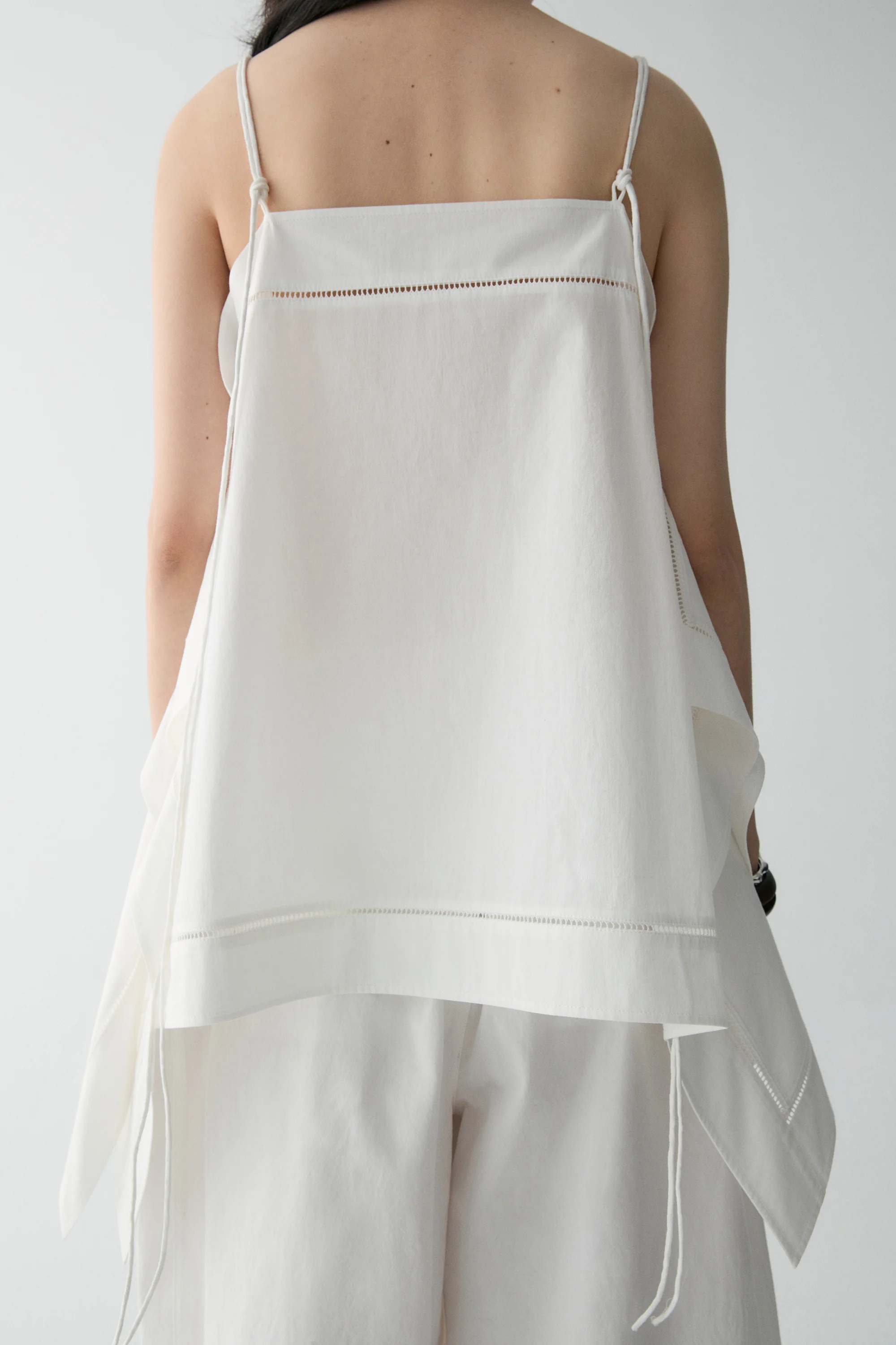 Embroidered Scarf Cami Top - Image 10