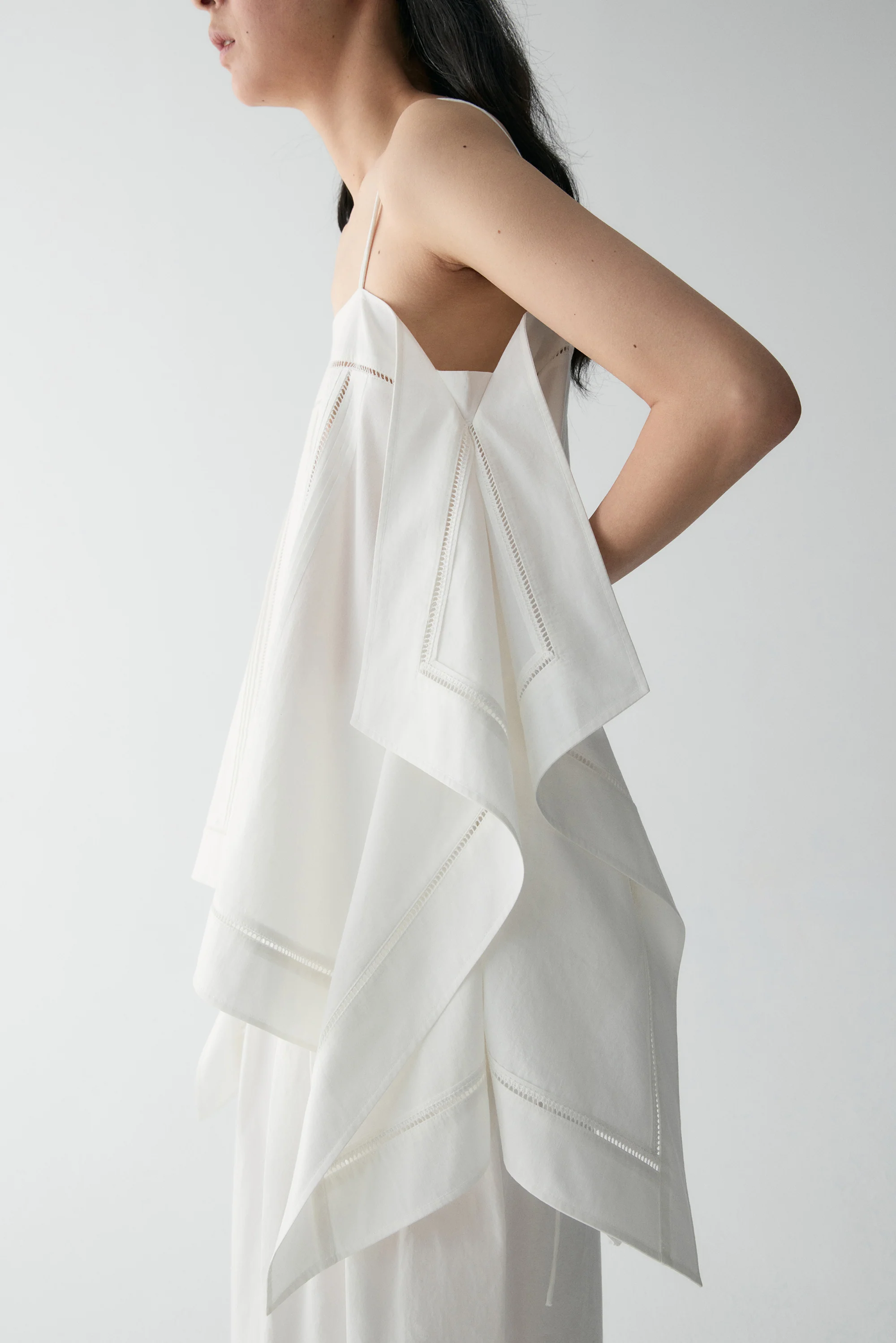 Embroidered Scarf Cami Top - Image 11