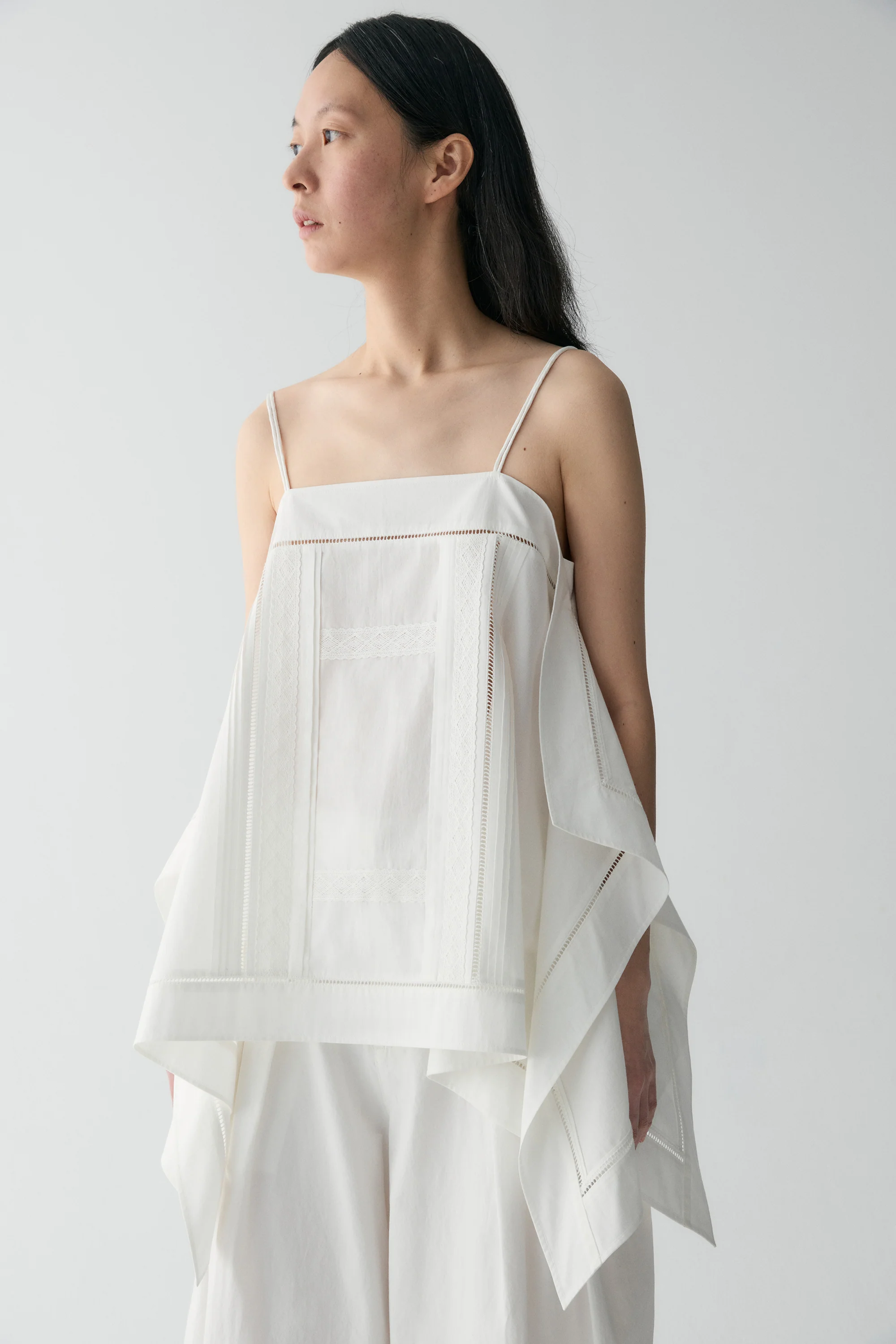 Embroidered Scarf Cami Top - Image 9