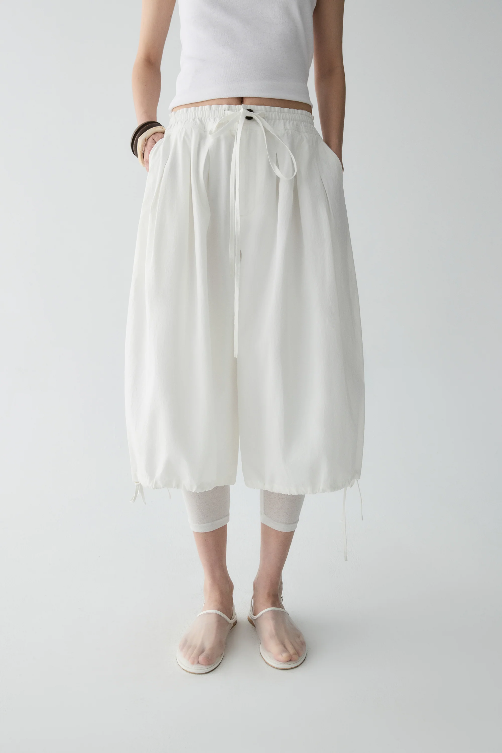 Elasticated Cotton Shorts - Image 21