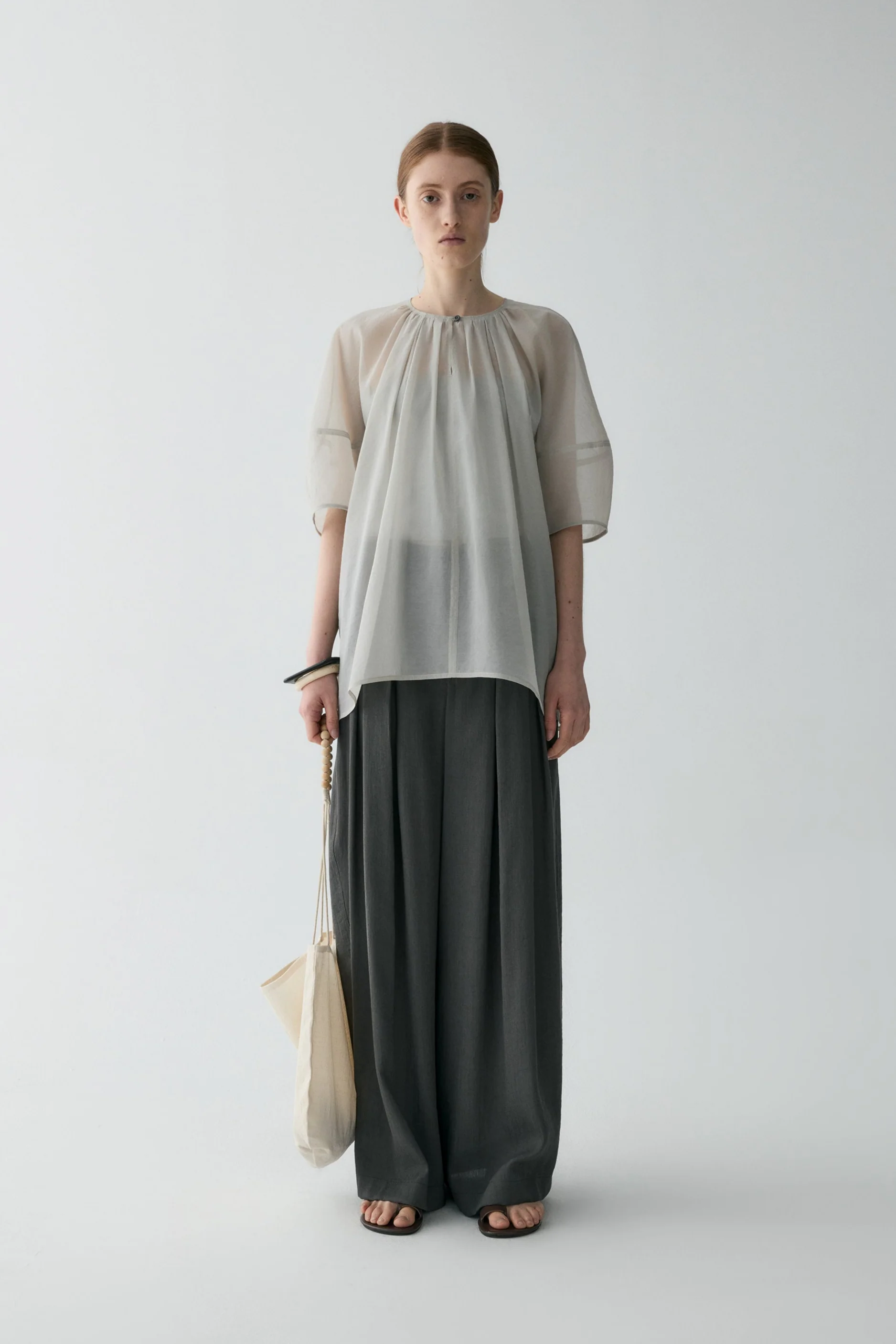 Tailored Wide-leg Trousers - Image 19