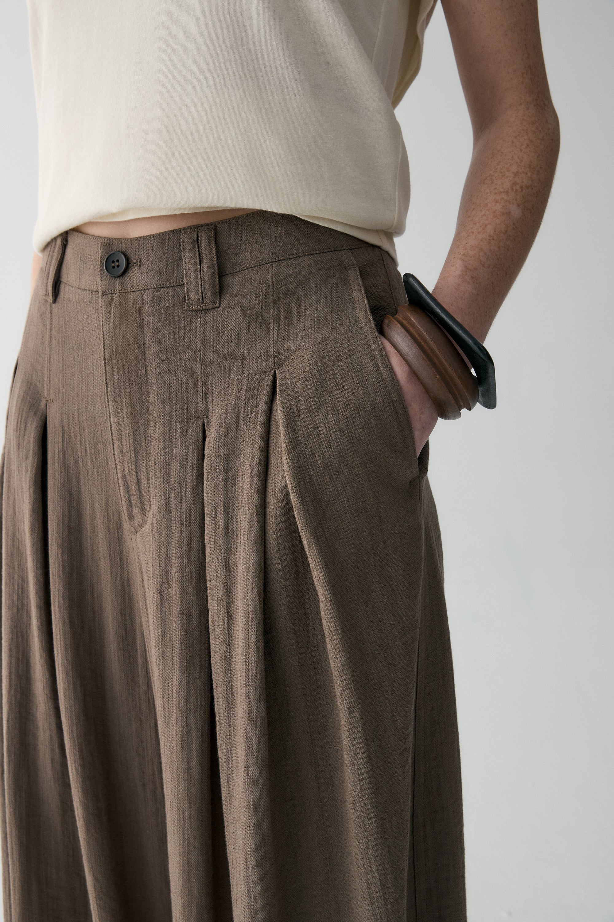 Tailored Wide-leg Trousers - Image 8