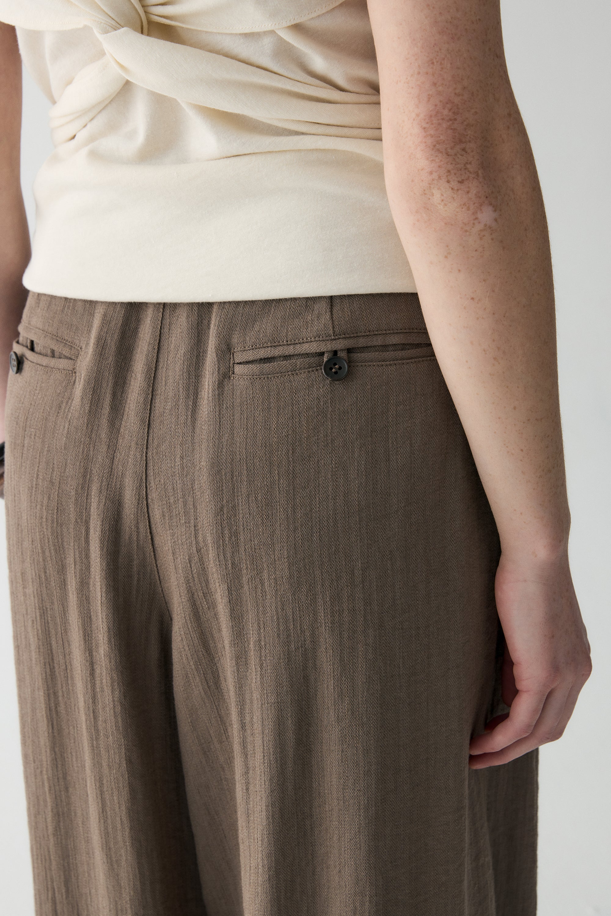 Tailored Wide-leg Trousers - Image 9