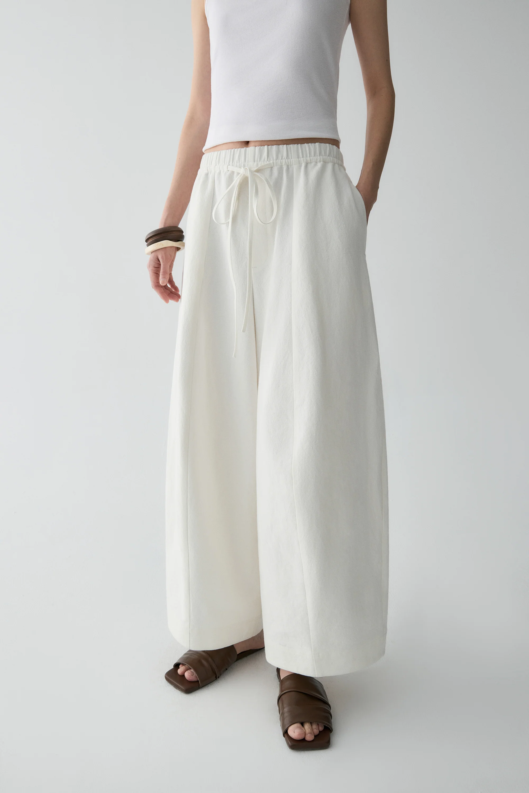 Cotton-linen Ballon Pants - Image 12