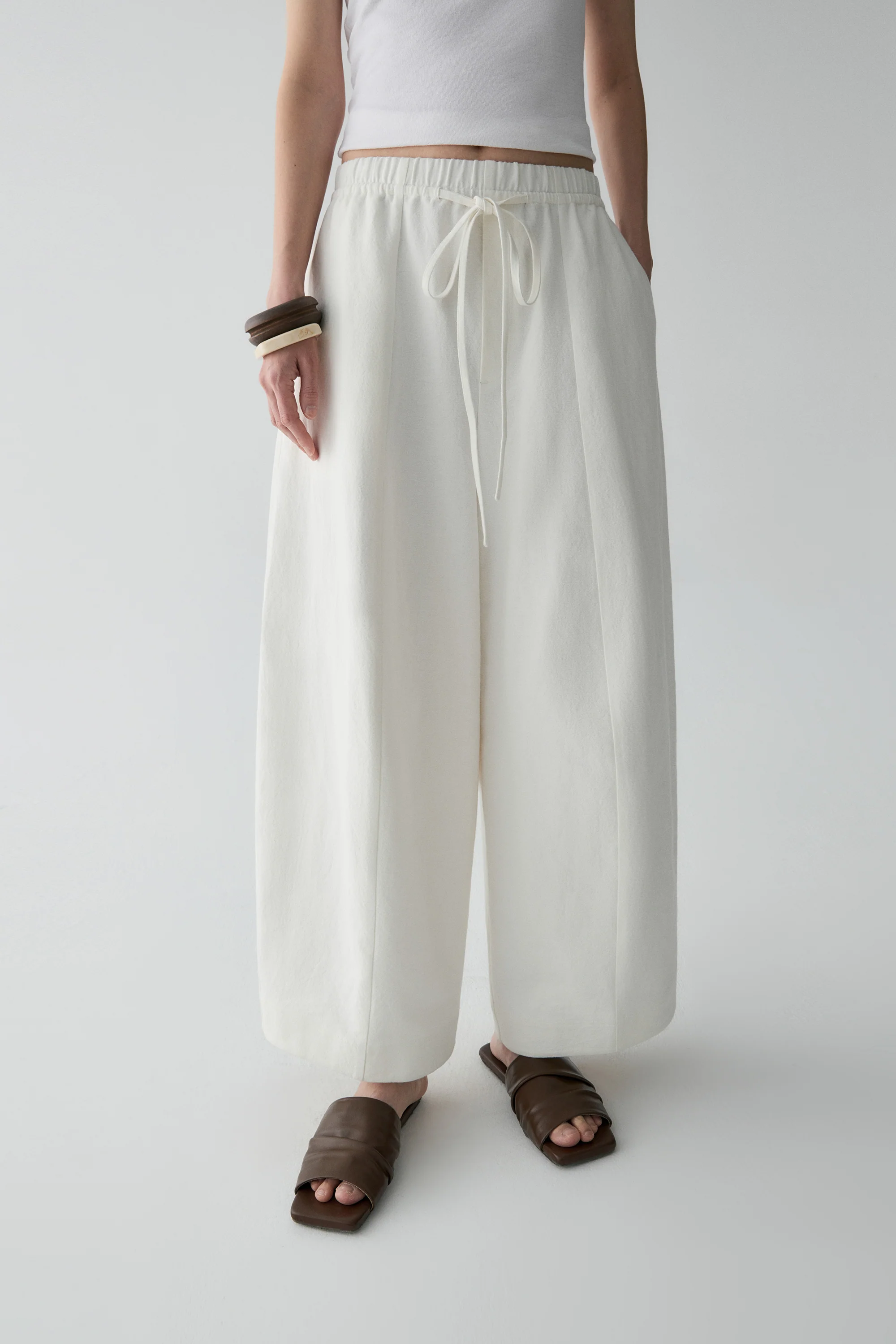 Cotton-linen Ballon Pants - Image 13