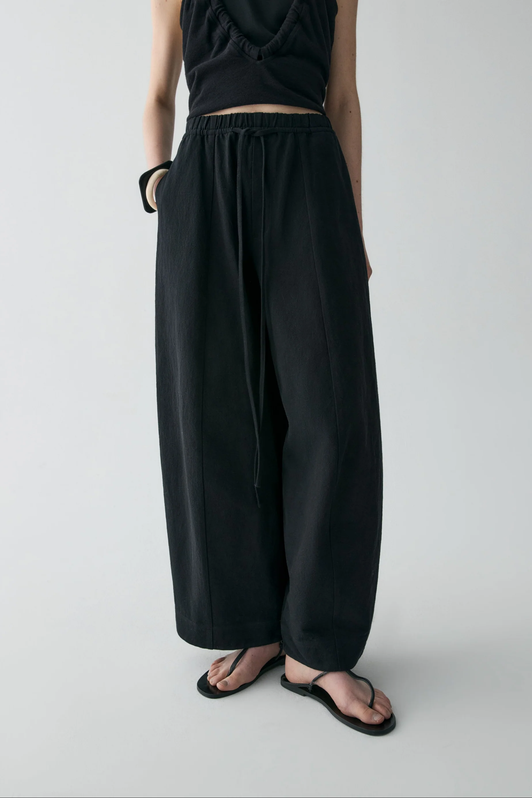 Cotton-linen Ballon Pants - Image 21