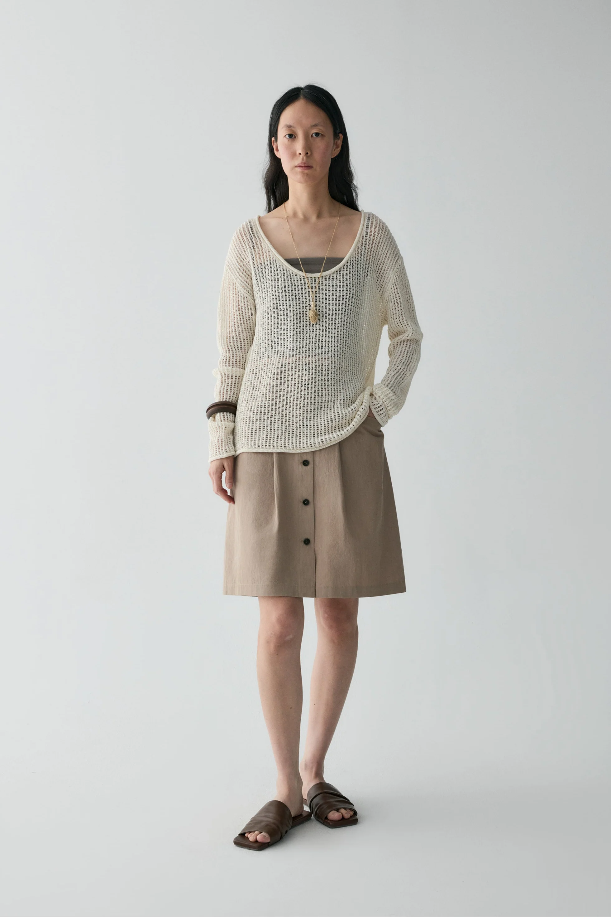 Chinese-inspired A-line Skirt - Image 3