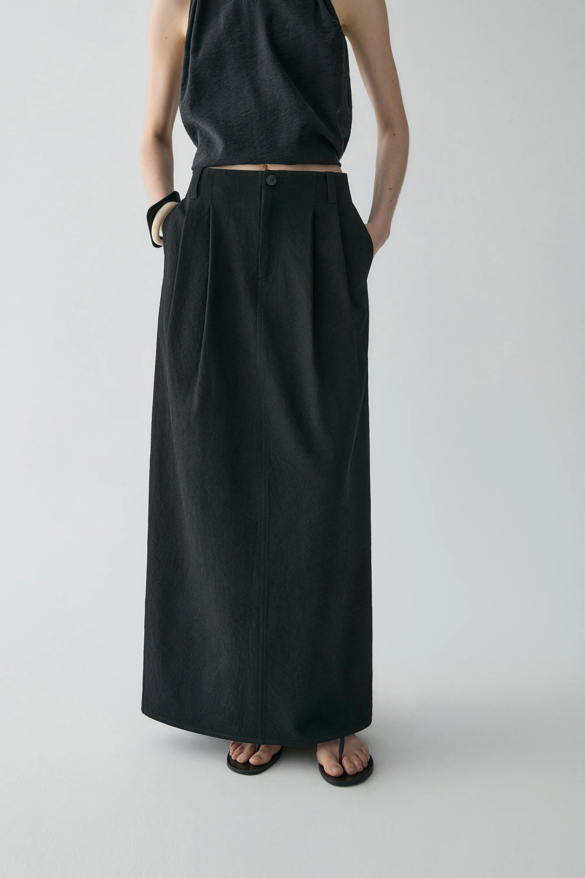 Pleated Maxi Skirt - Image 7
