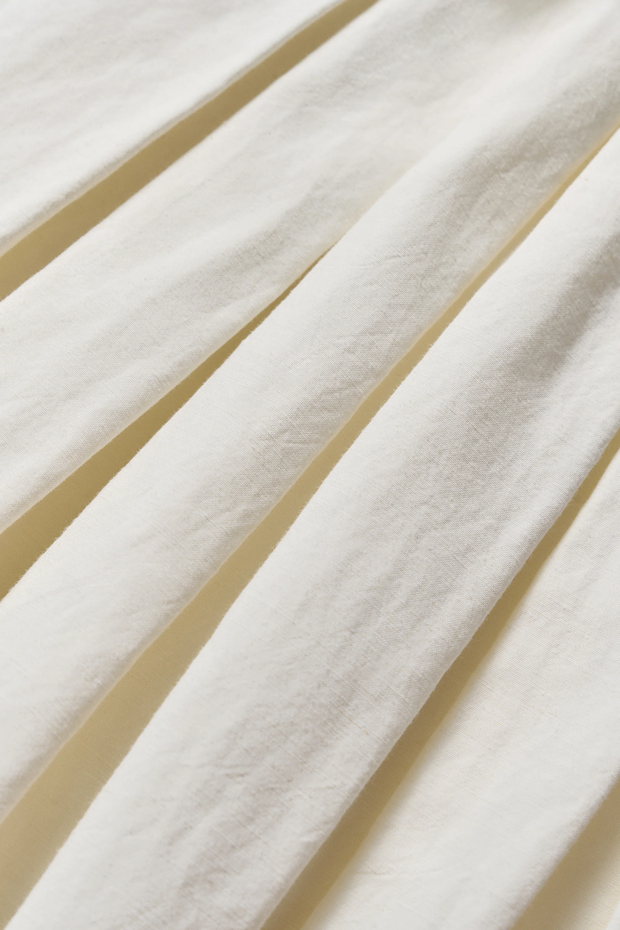 Drawsting Cotton-linen Skirt - Image 18