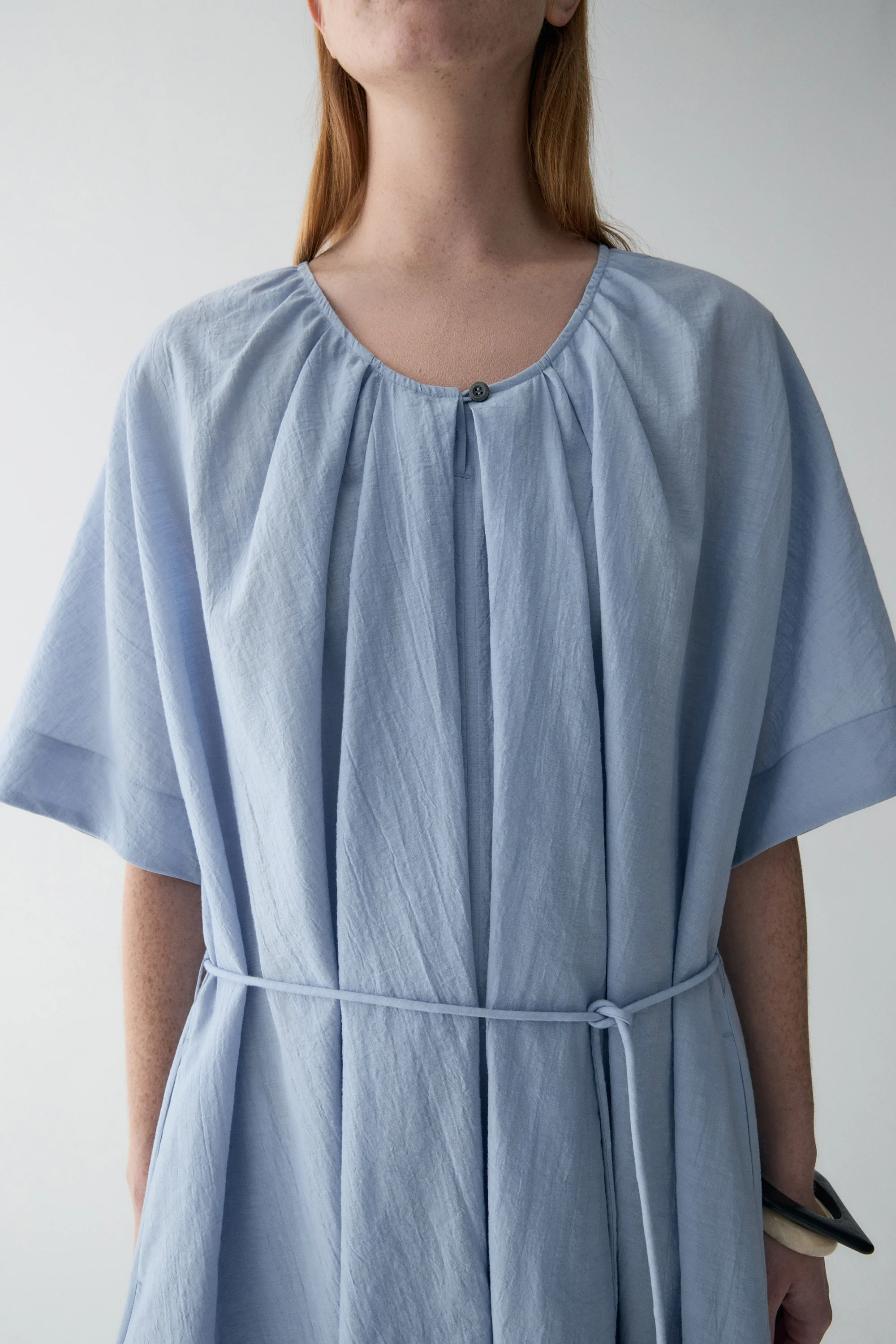 U-line Smock Cotton Dress - Image 11