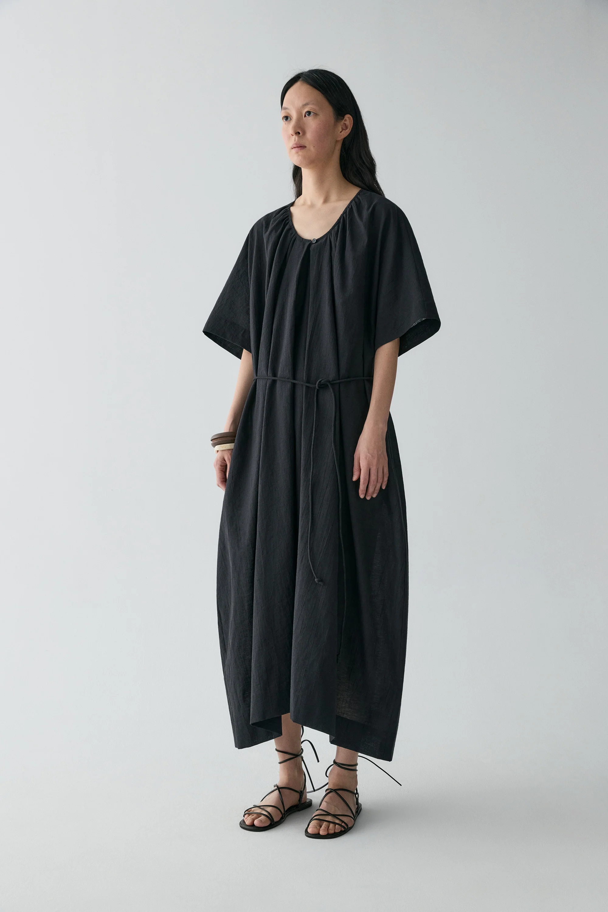 U-line Smock Cotton Dress - Image 22