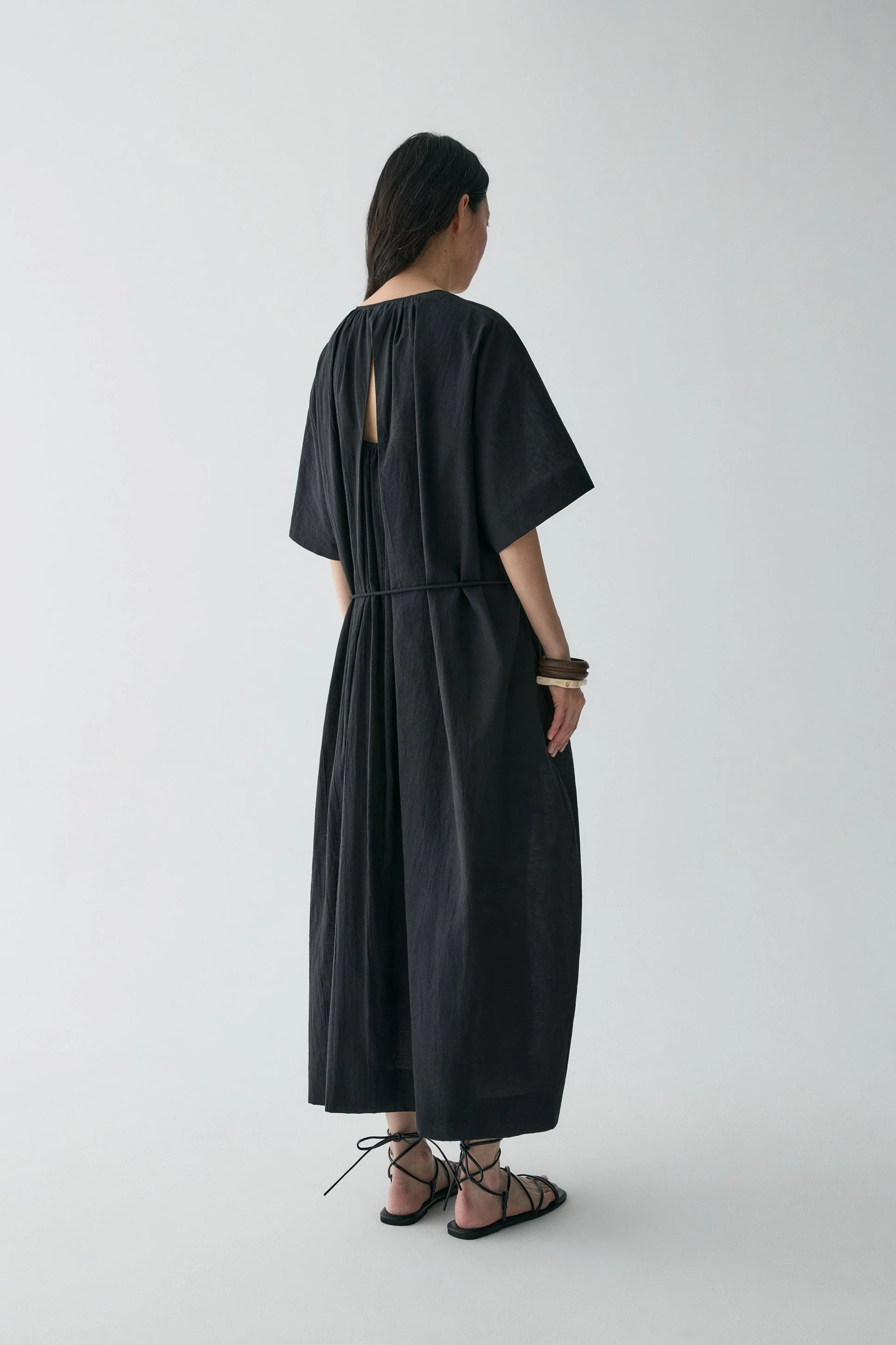 U-line Smock Cotton Dress - Image 23