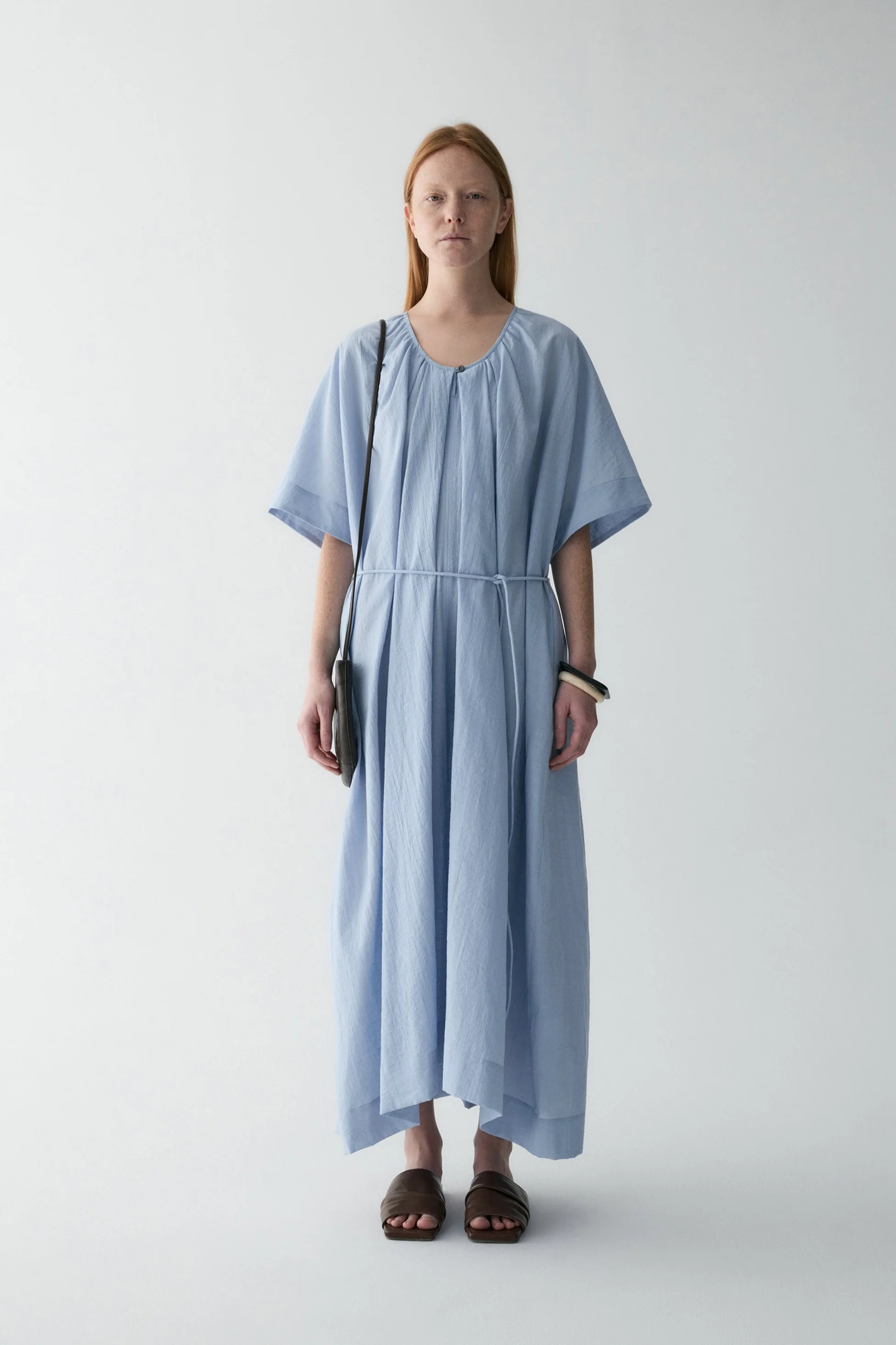 U-line Smock Cotton Dress - Image 4