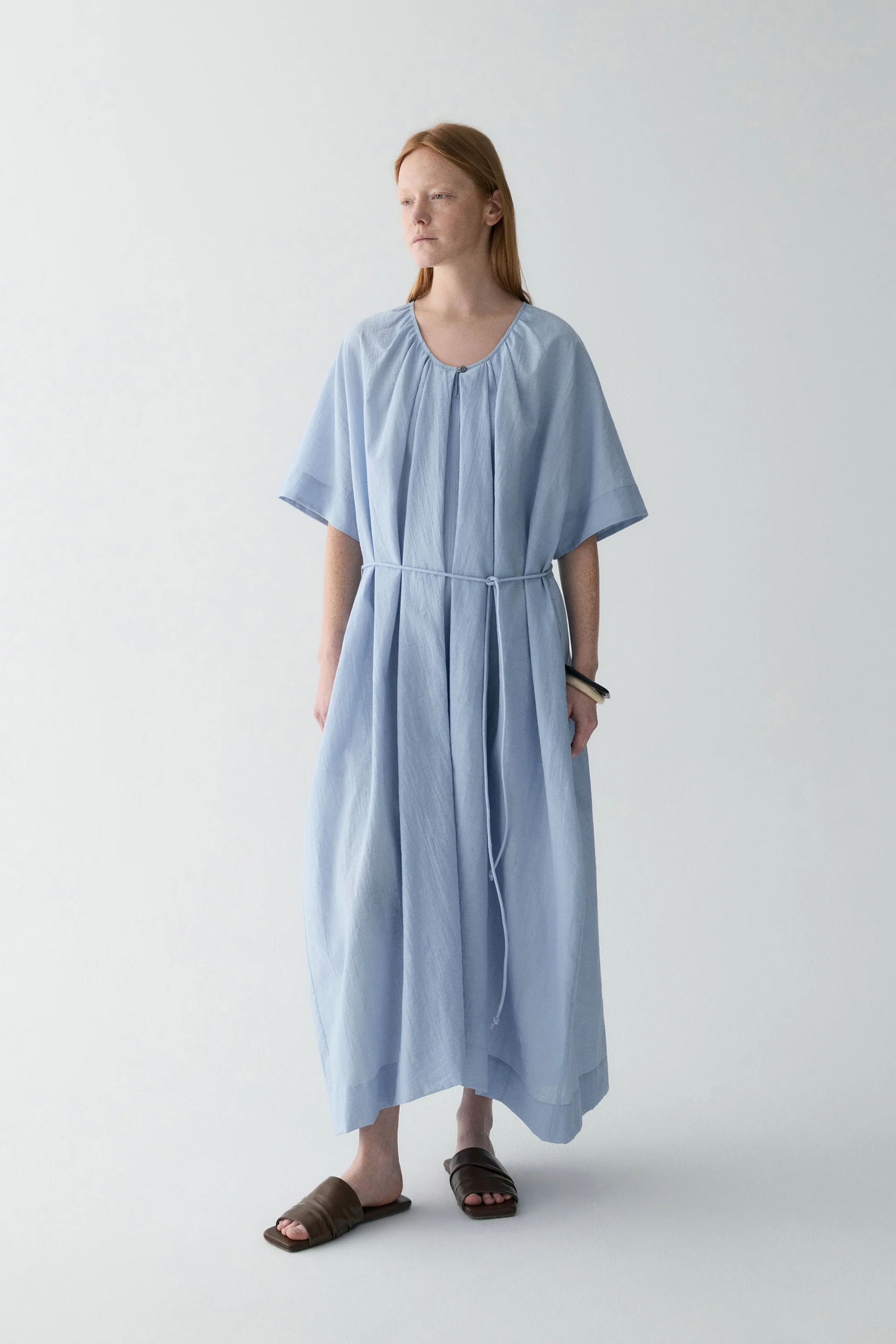 U-line Smock Cotton Dress - Image 5