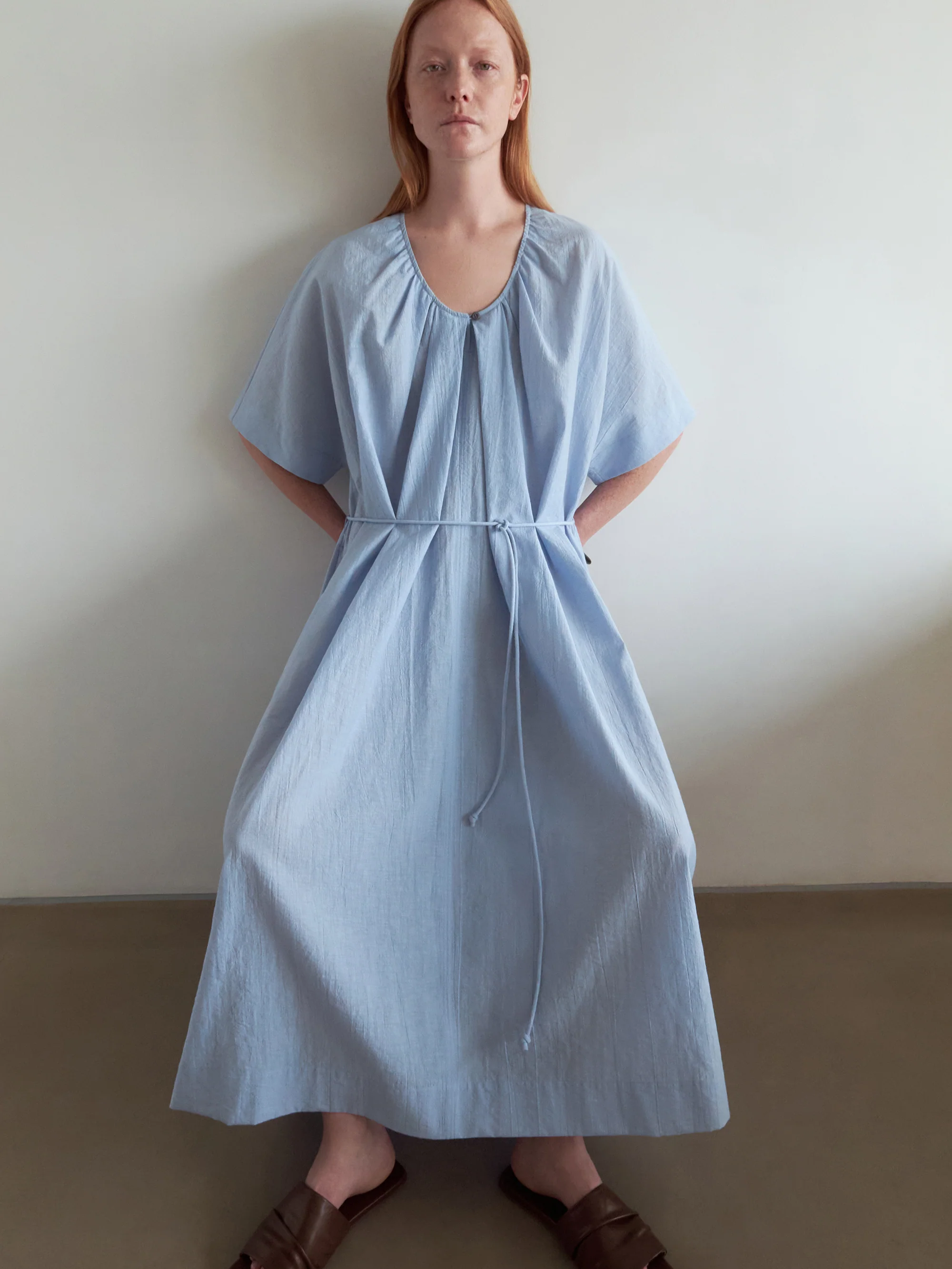 U-line Smock Cotton Dress - Image 6