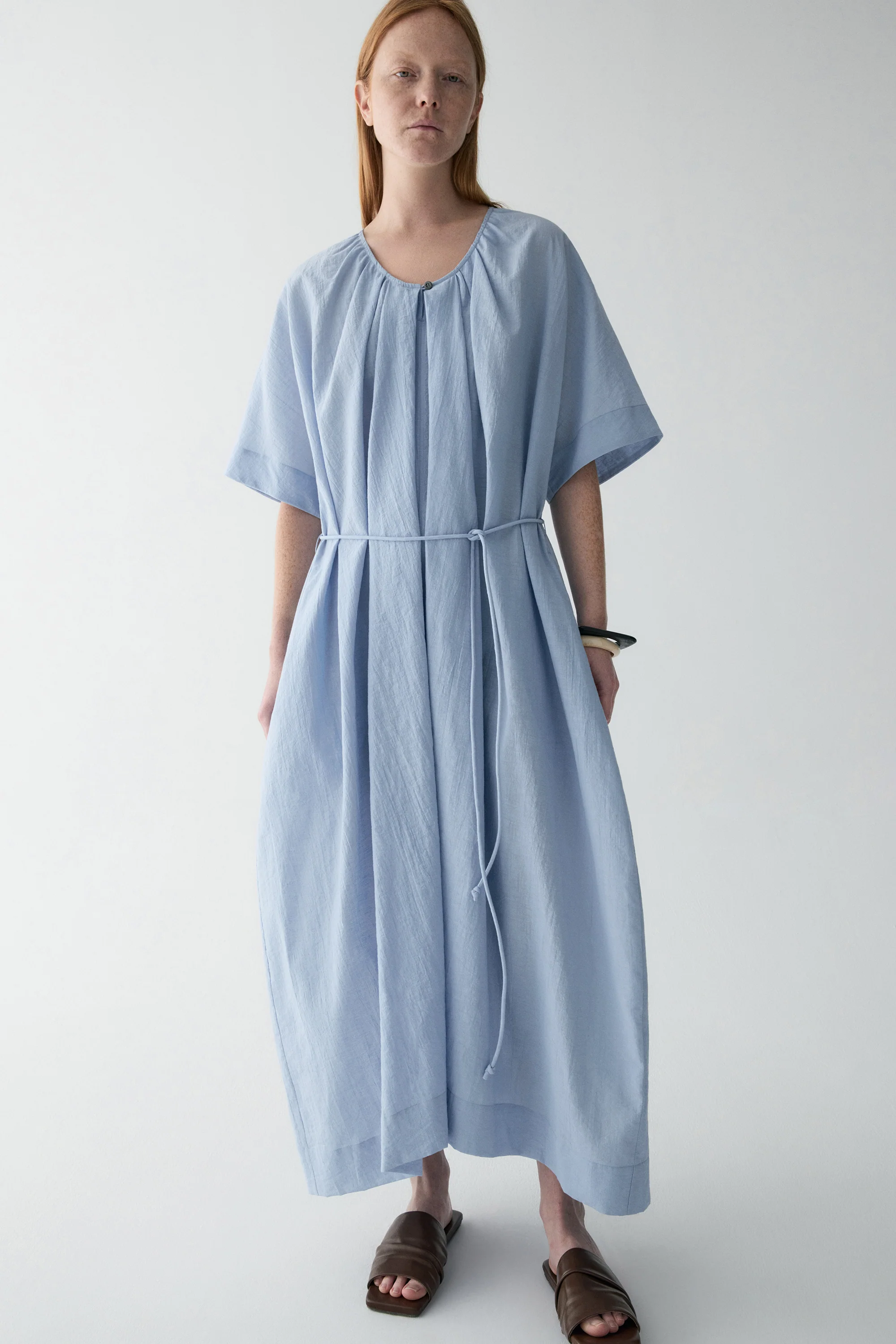 U-line Smock Cotton Dress - Image 8