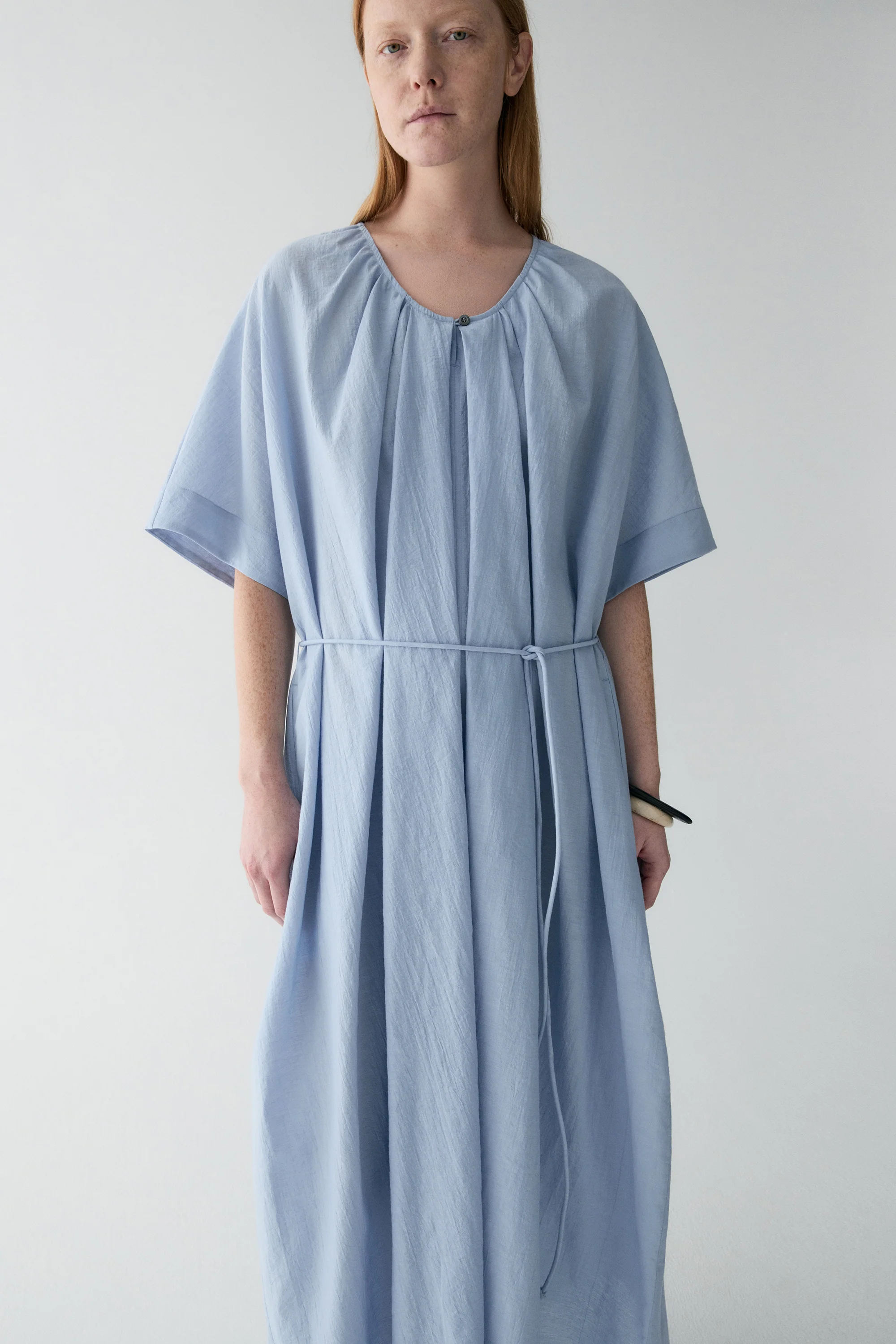U-line Smock Cotton Dress - Image 9