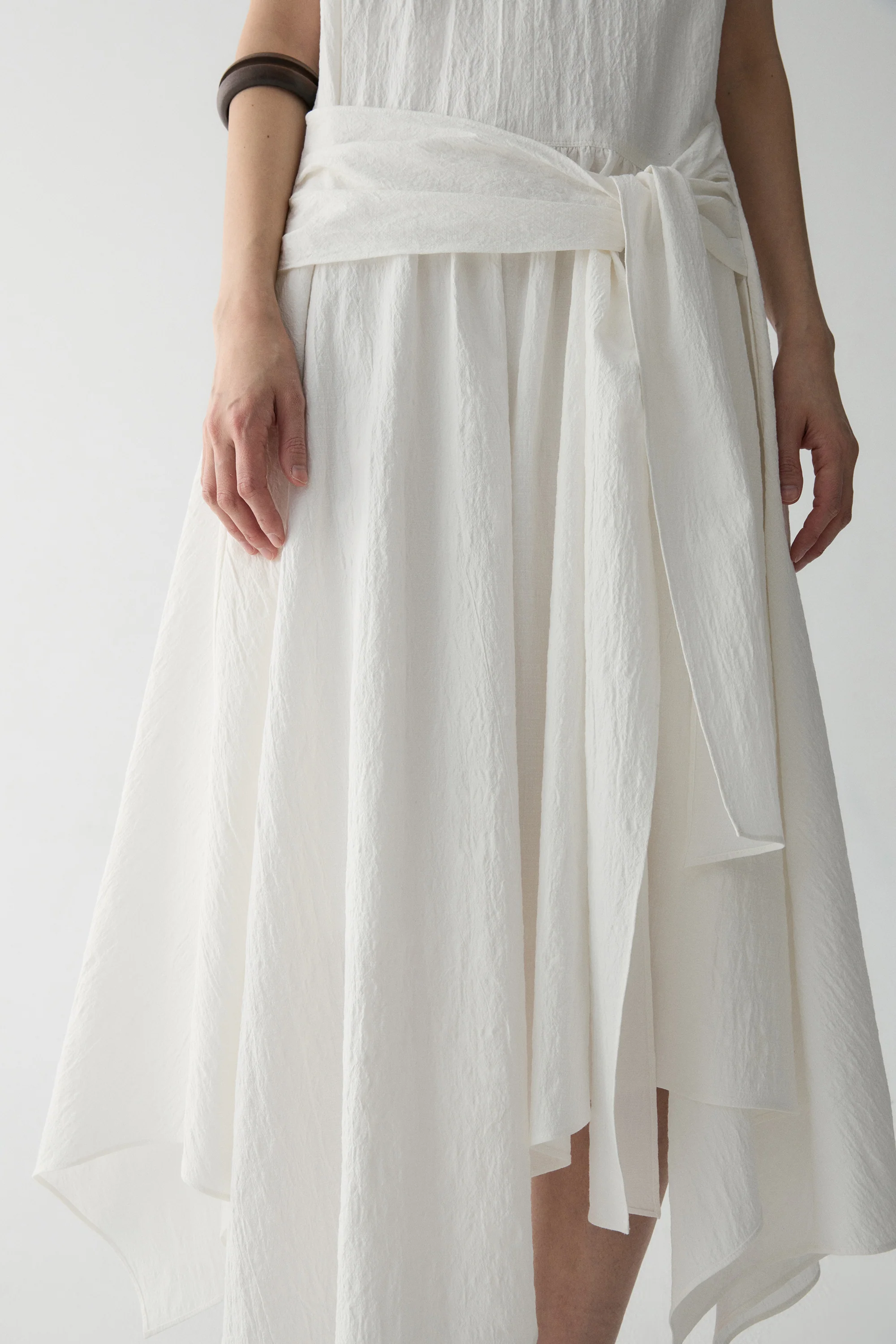 Knot-front Waist Dress - Image 10