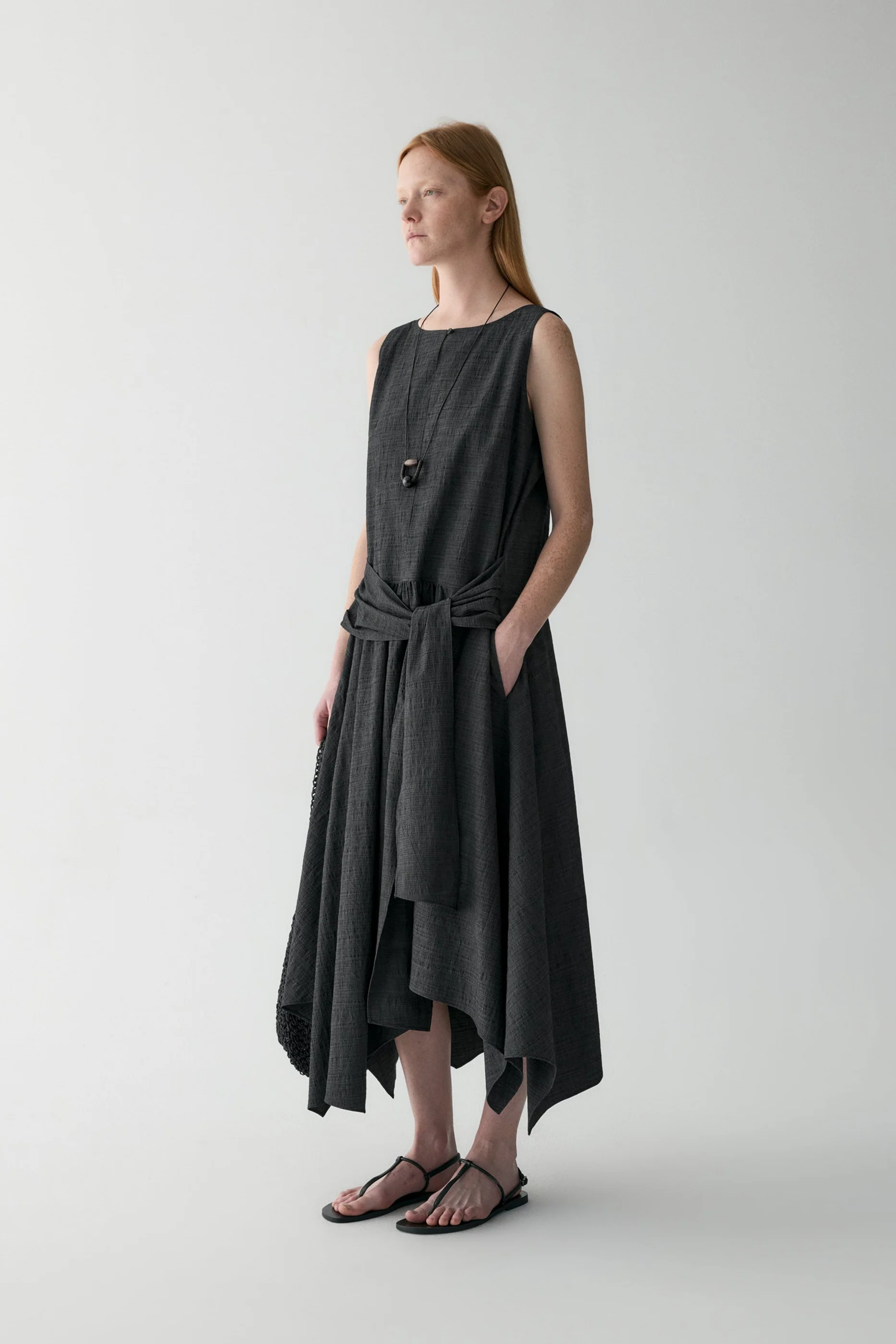 Knot-front Waist Dress - Image 14