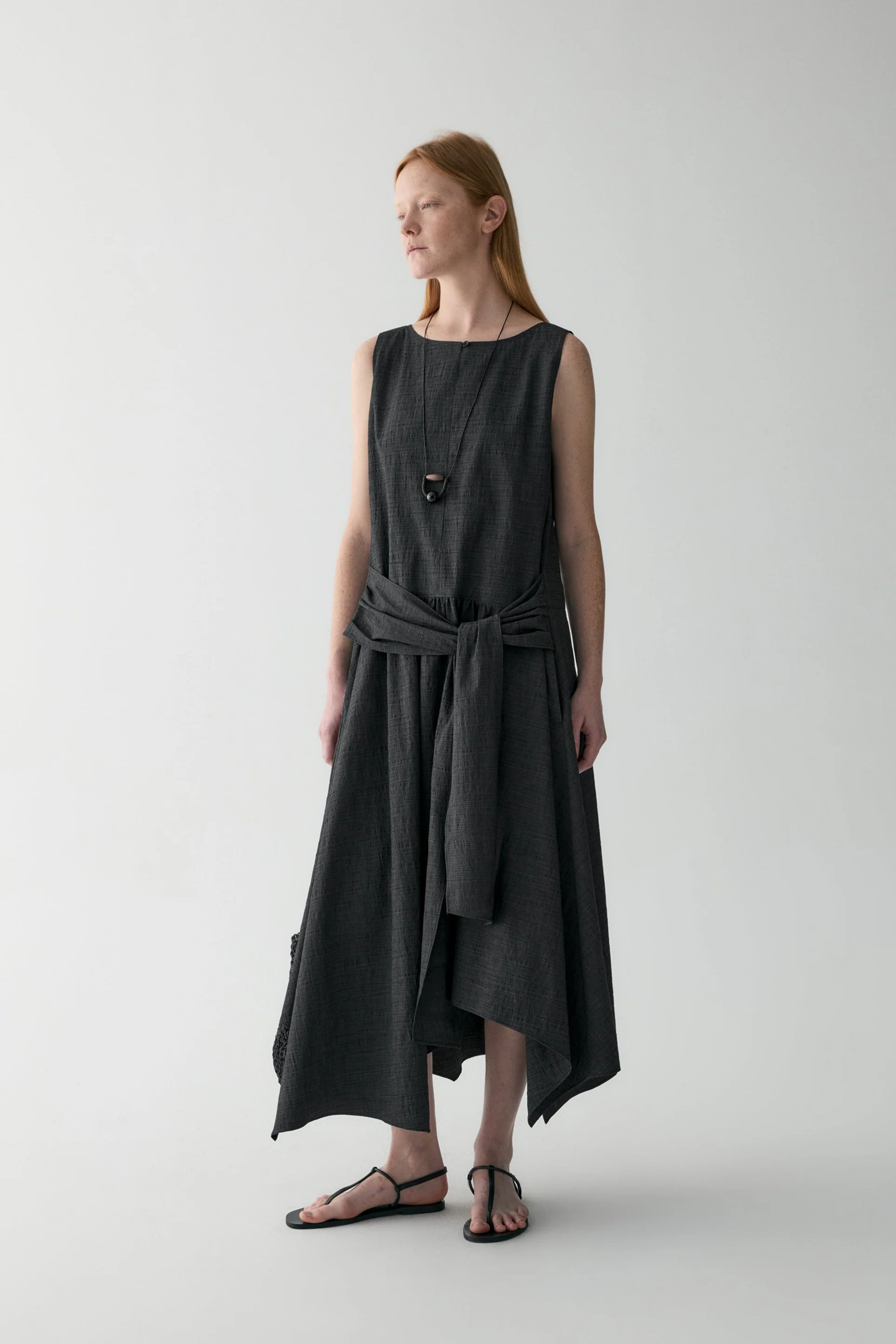 Knot-front Waist Dress - Image 15