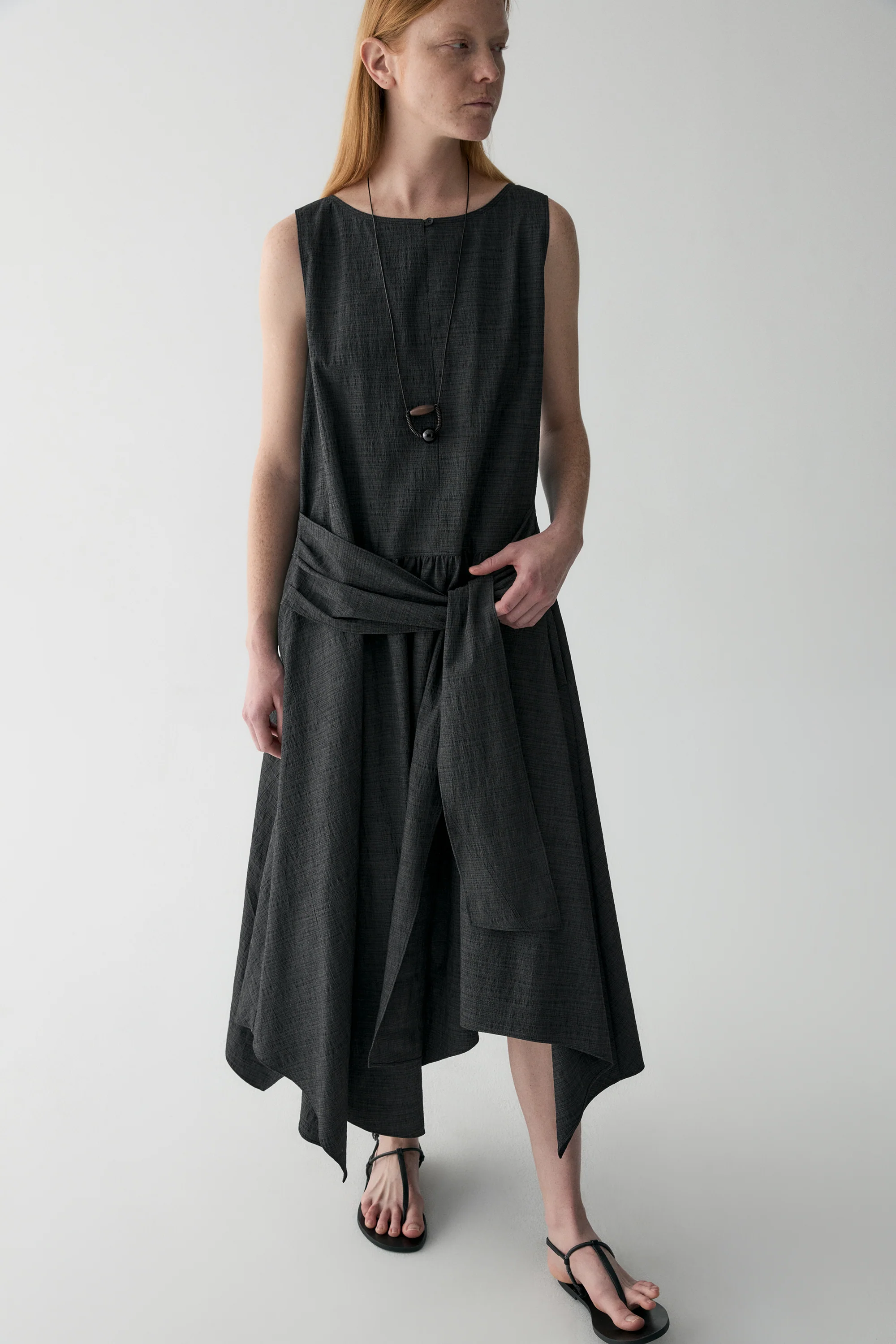 Knot-front Waist Dress - Image 16