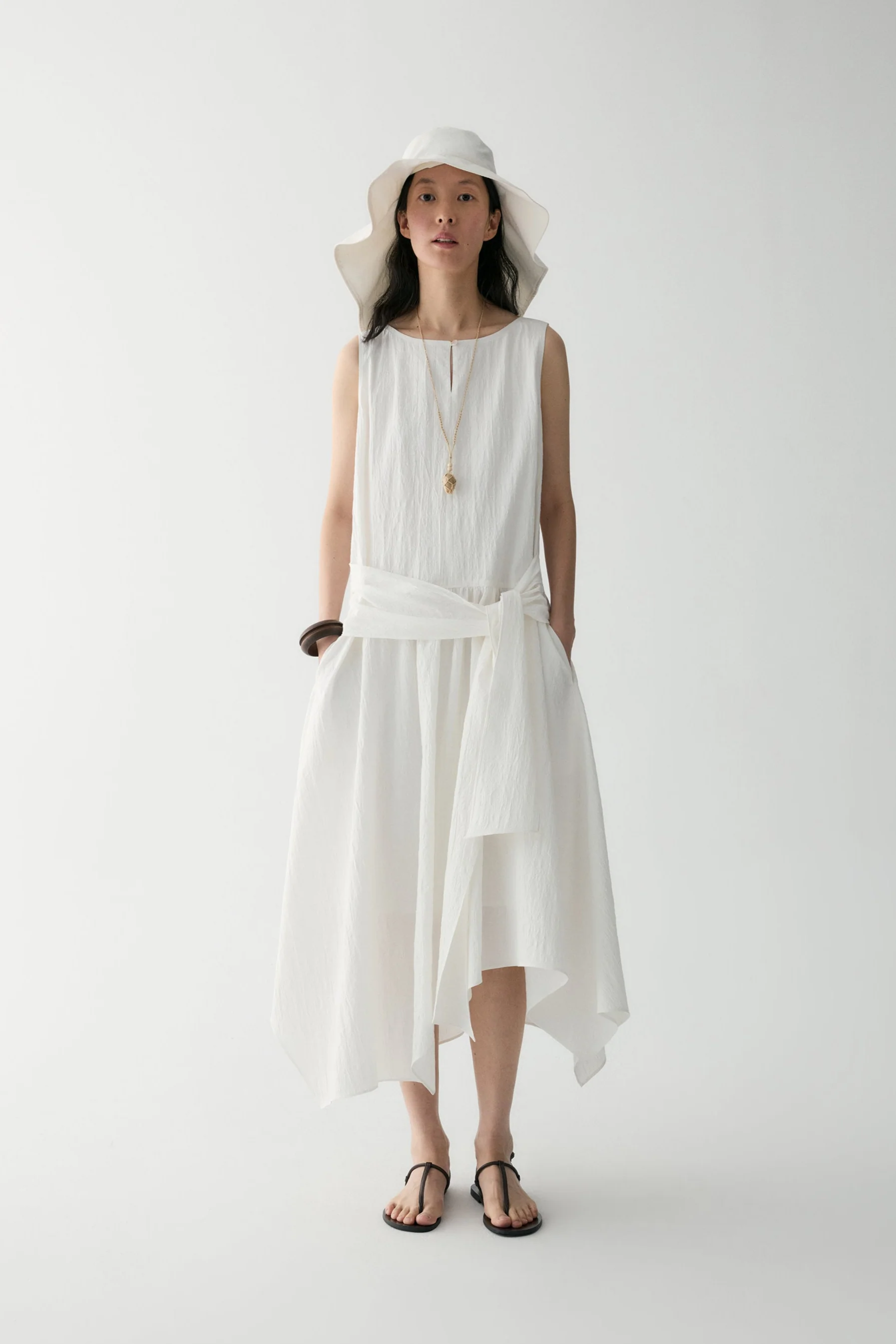 Knot-front Waist Dress - Image 4