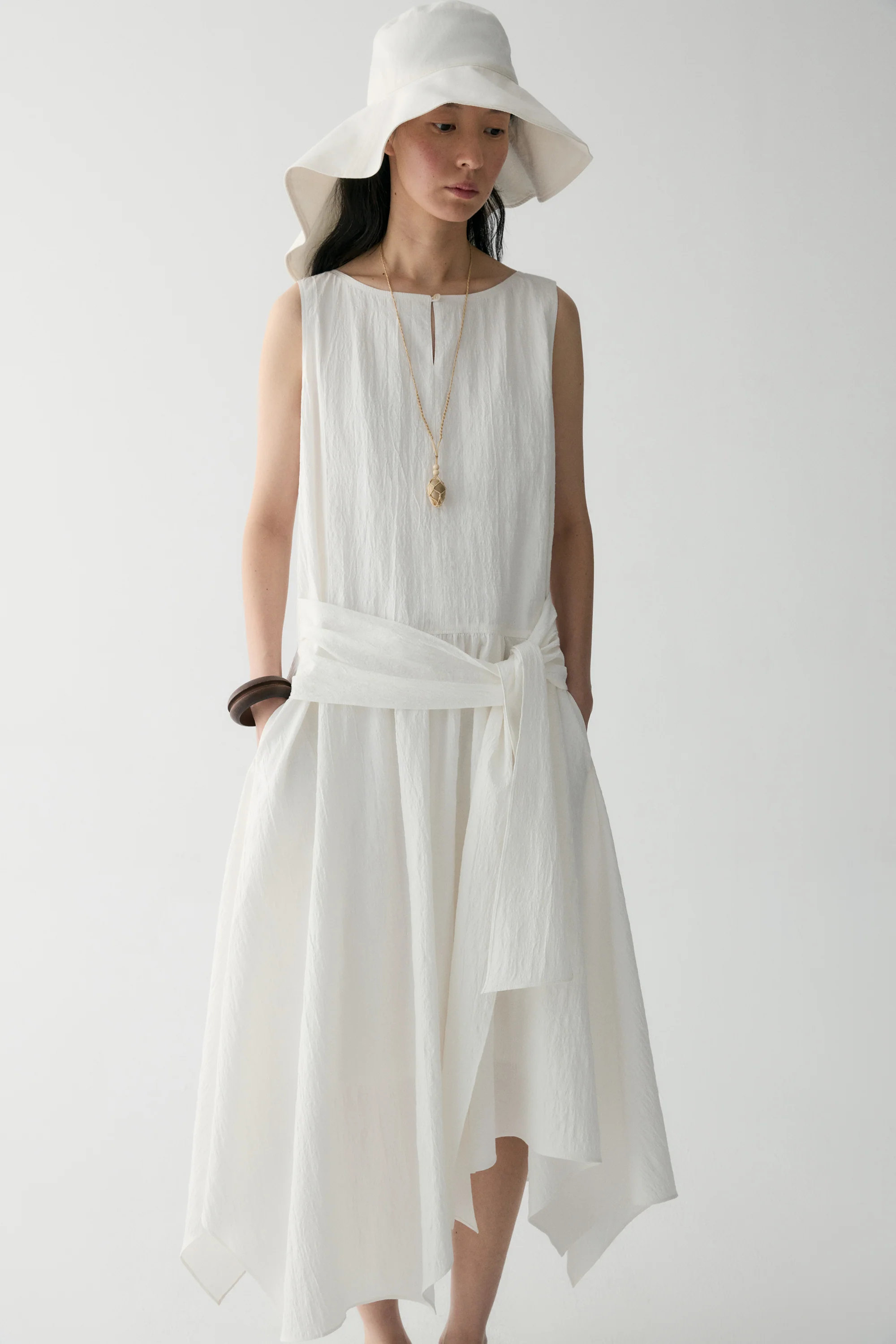 Knot-front Waist Dress - Image 7
