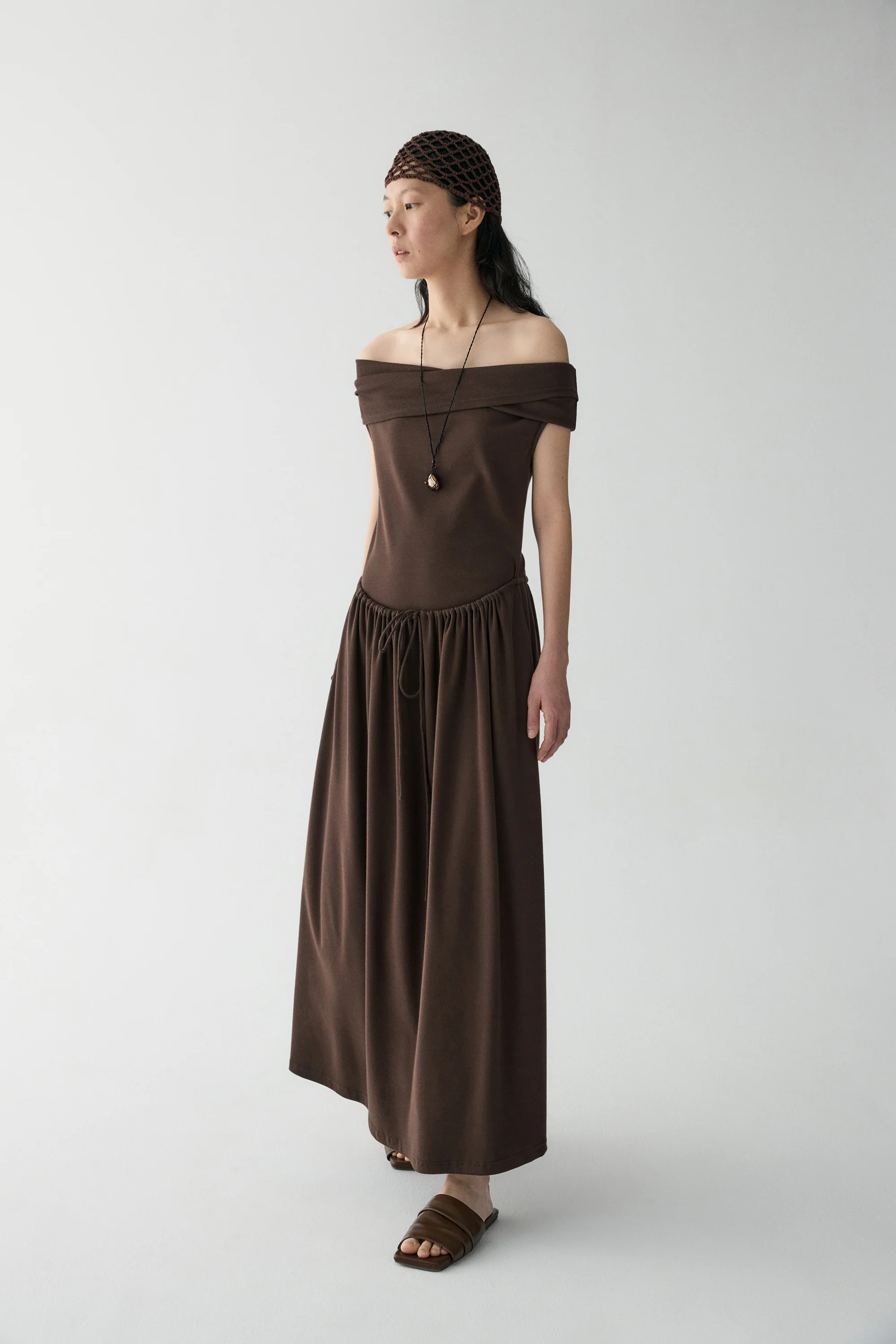 Twisted Off-shoulder Dress - Image 19