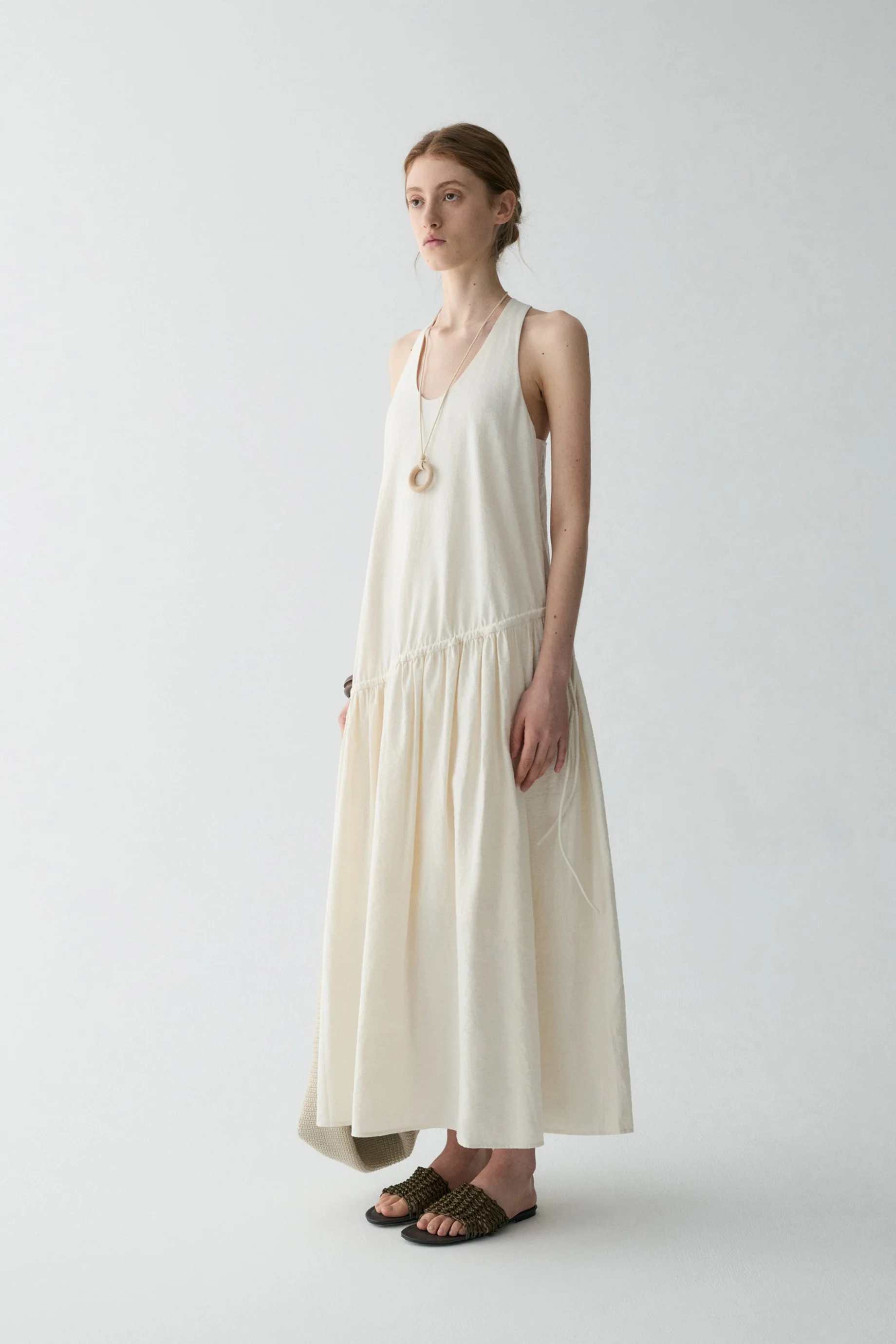 Twist-knot Halterneck Silk Dress - Image 5