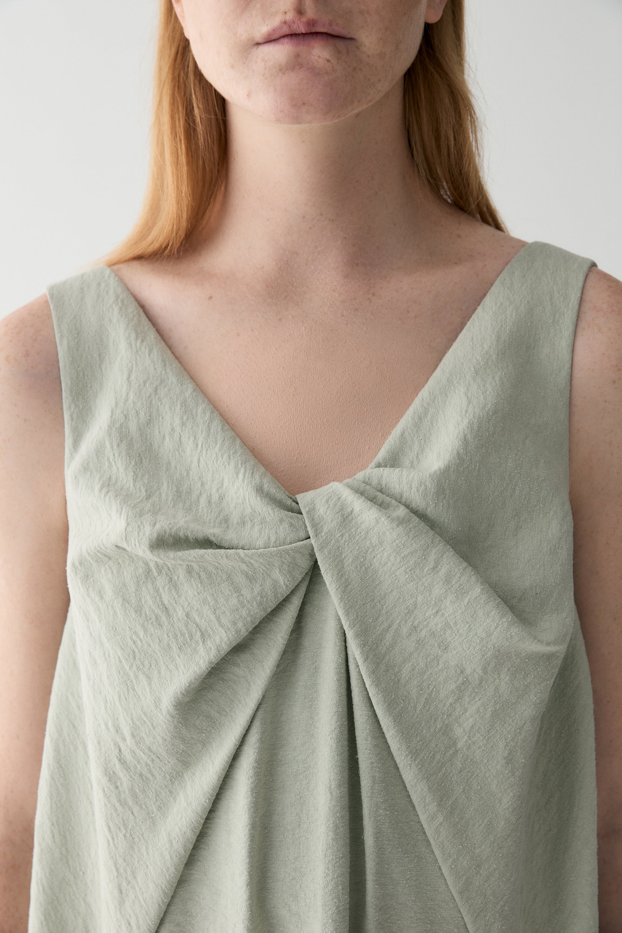 Bow Knot Silk Dress - Image 10