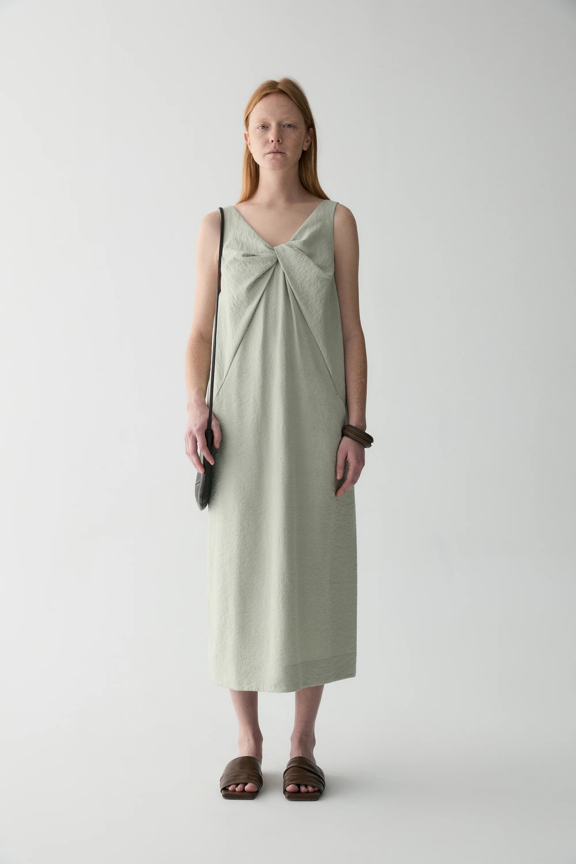 Bow Knot Silk Dress - Image 5