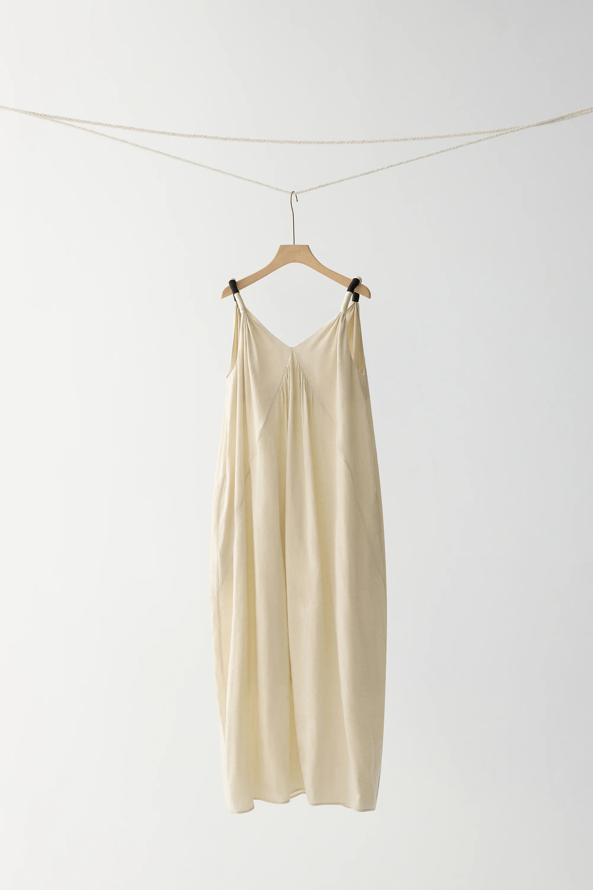 Linen V-neck Dress - Image 2
