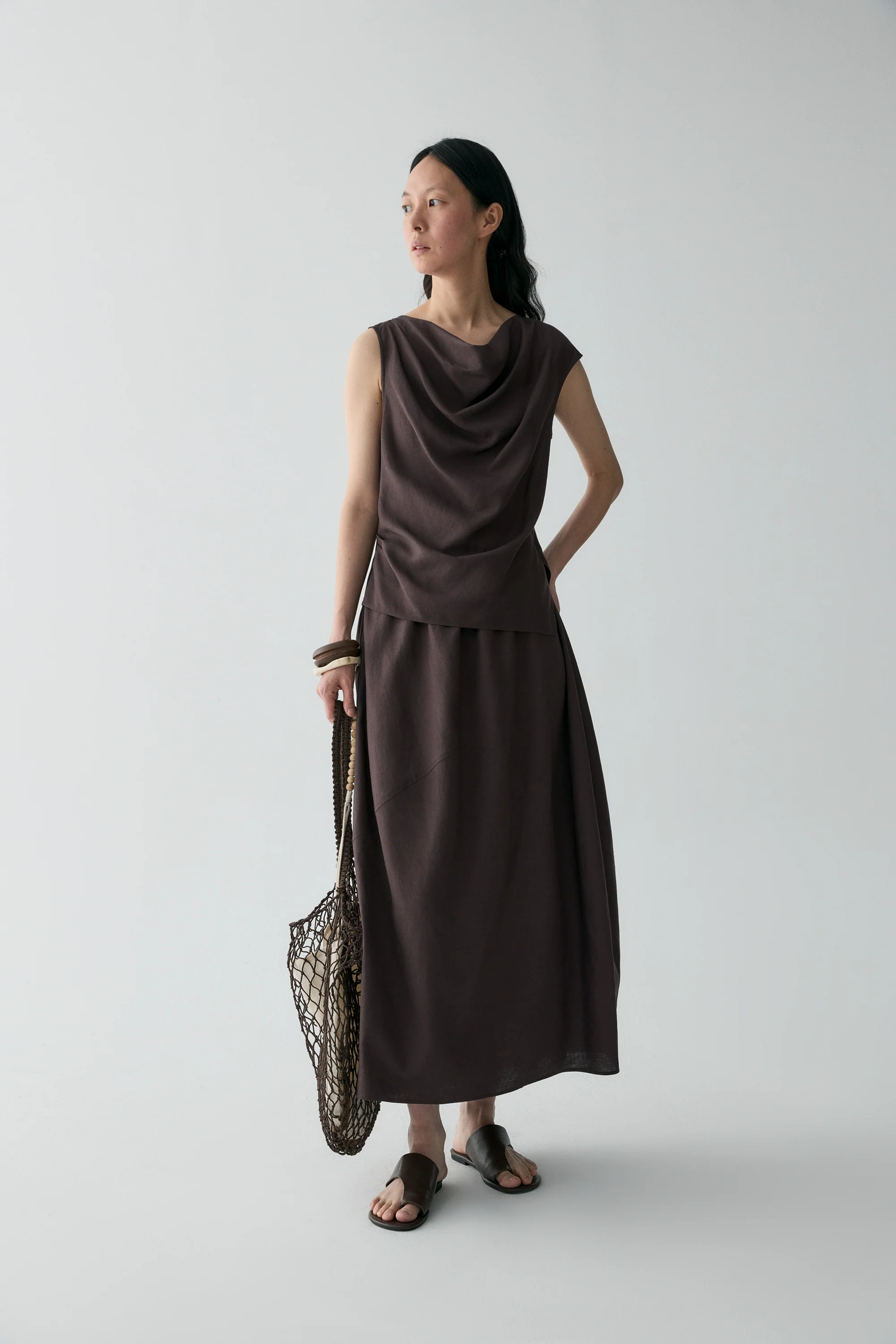 Two-way Linen Dress - Image 17