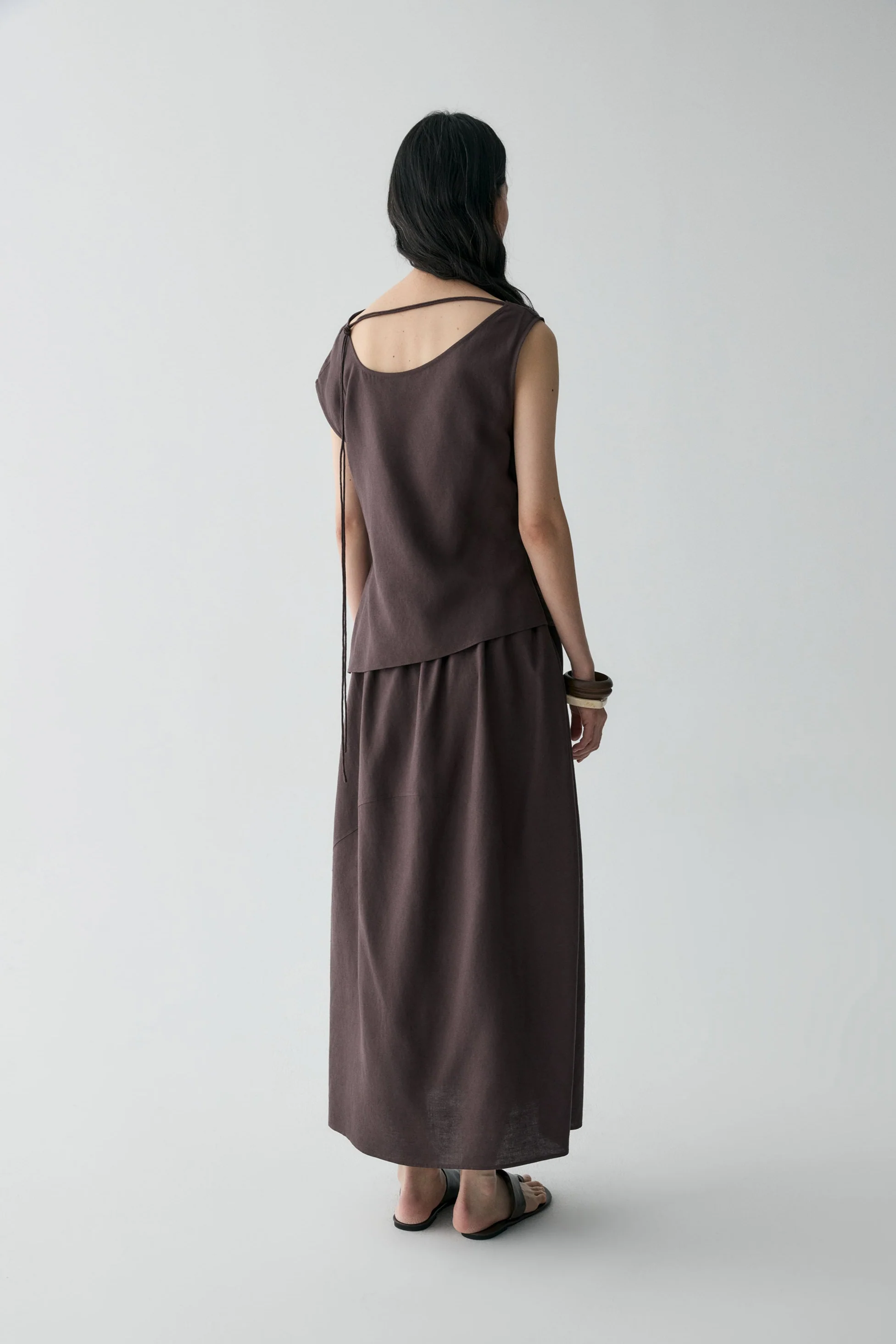 Two-way Linen Dress - Image 18
