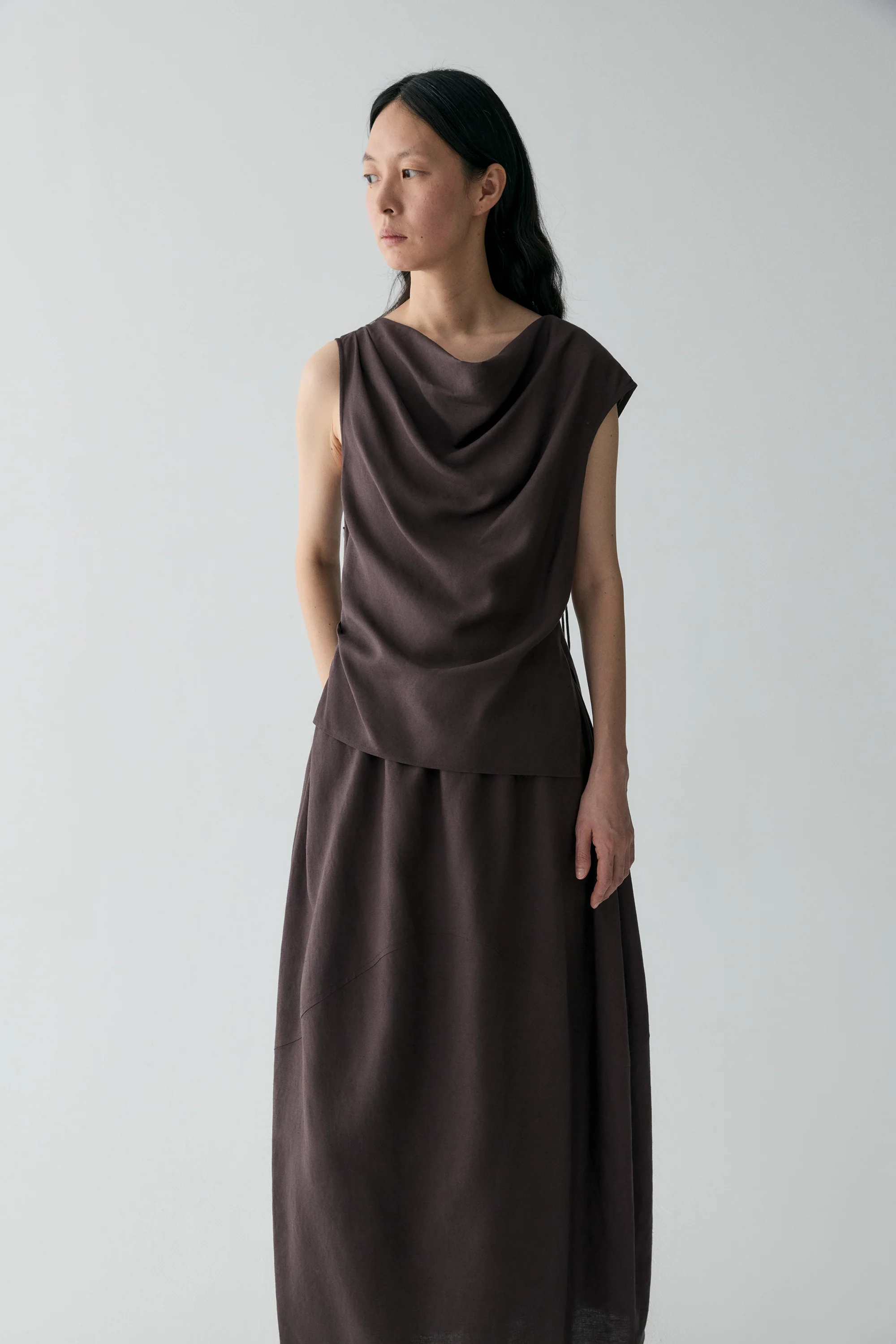 Two-way Linen Dress - Image 20