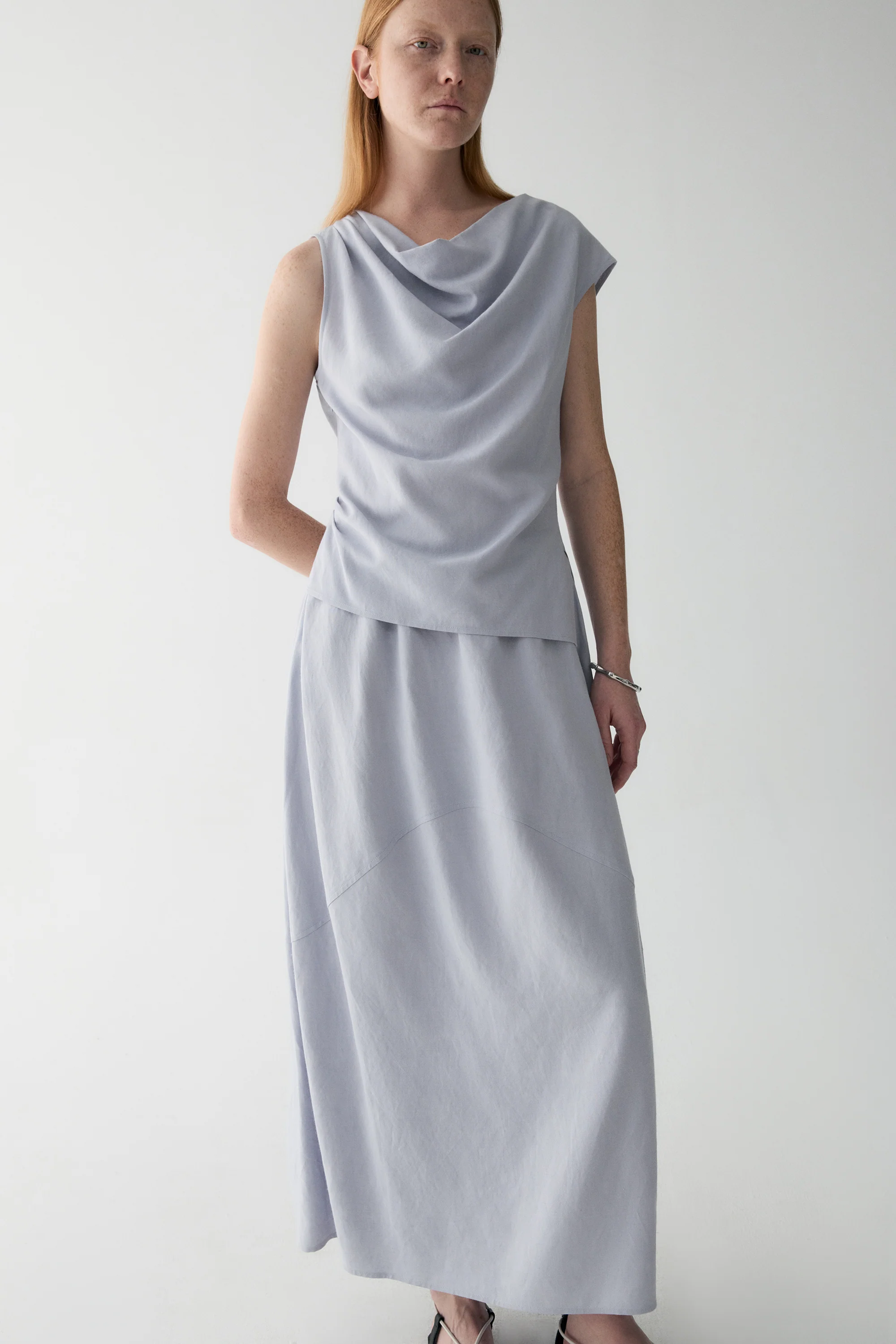Two-way Linen Dress - Image 7