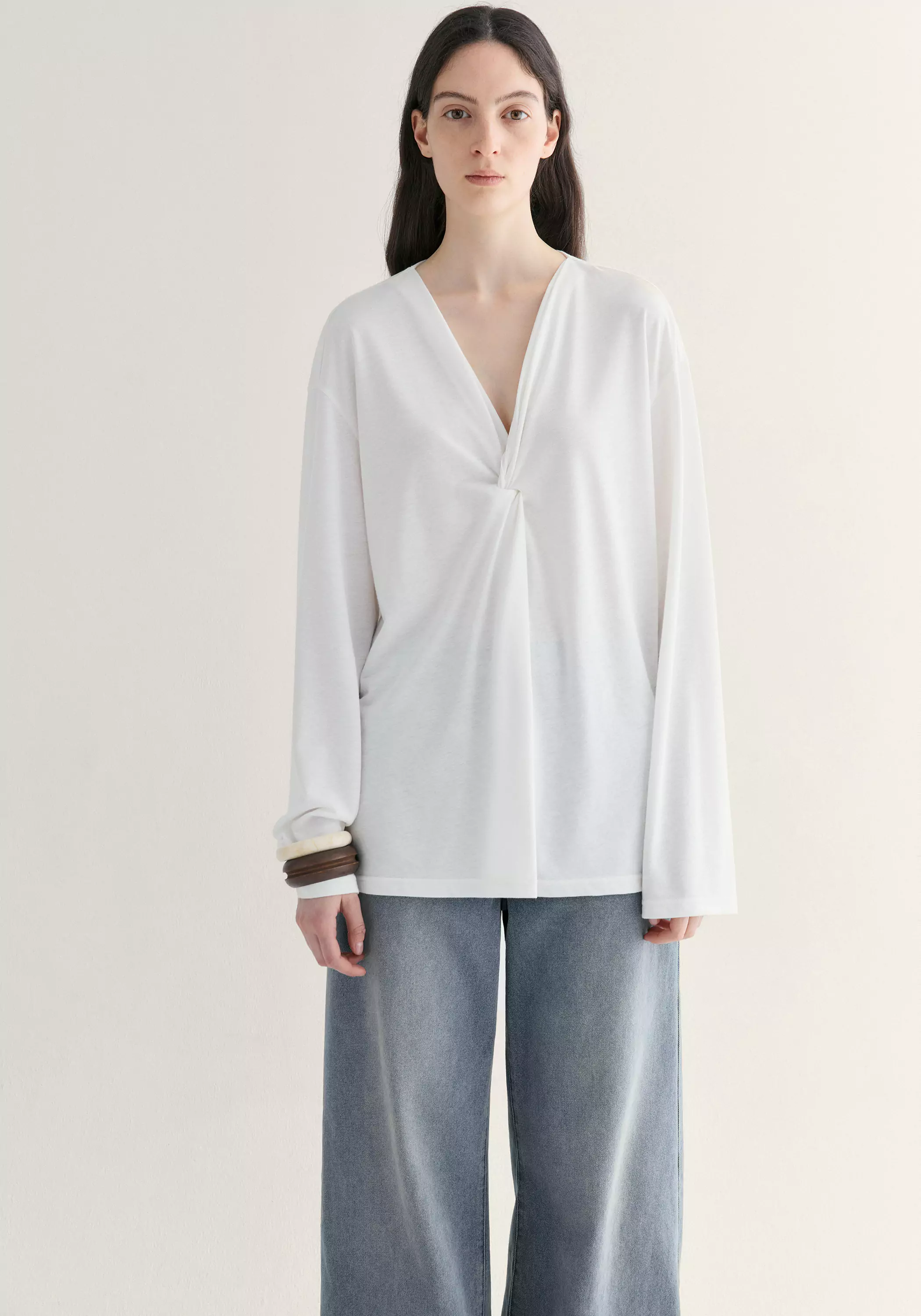Twisted V-neck Top - Image 10
